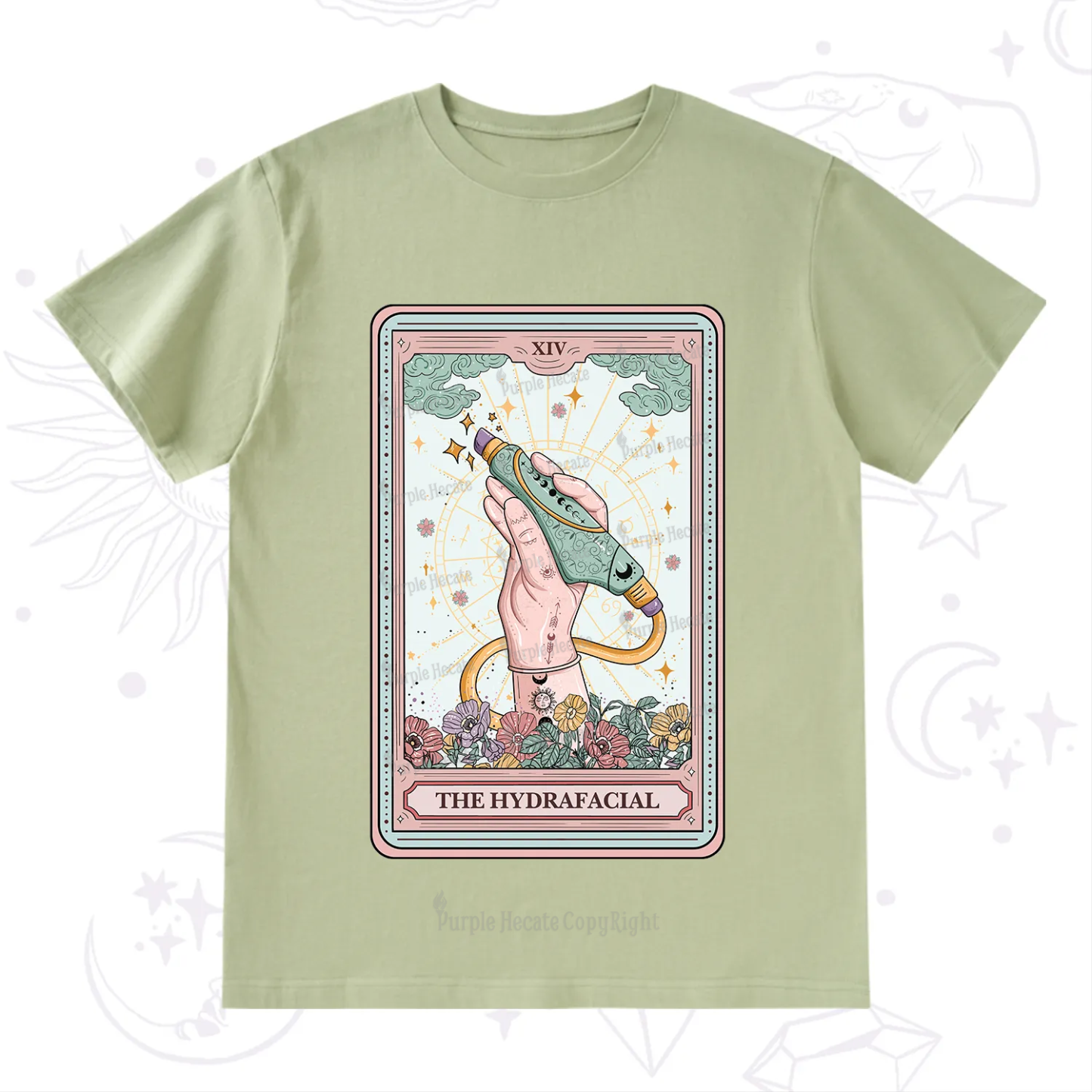 Purplehecate The Hydrafacial Tarot T-Shirt