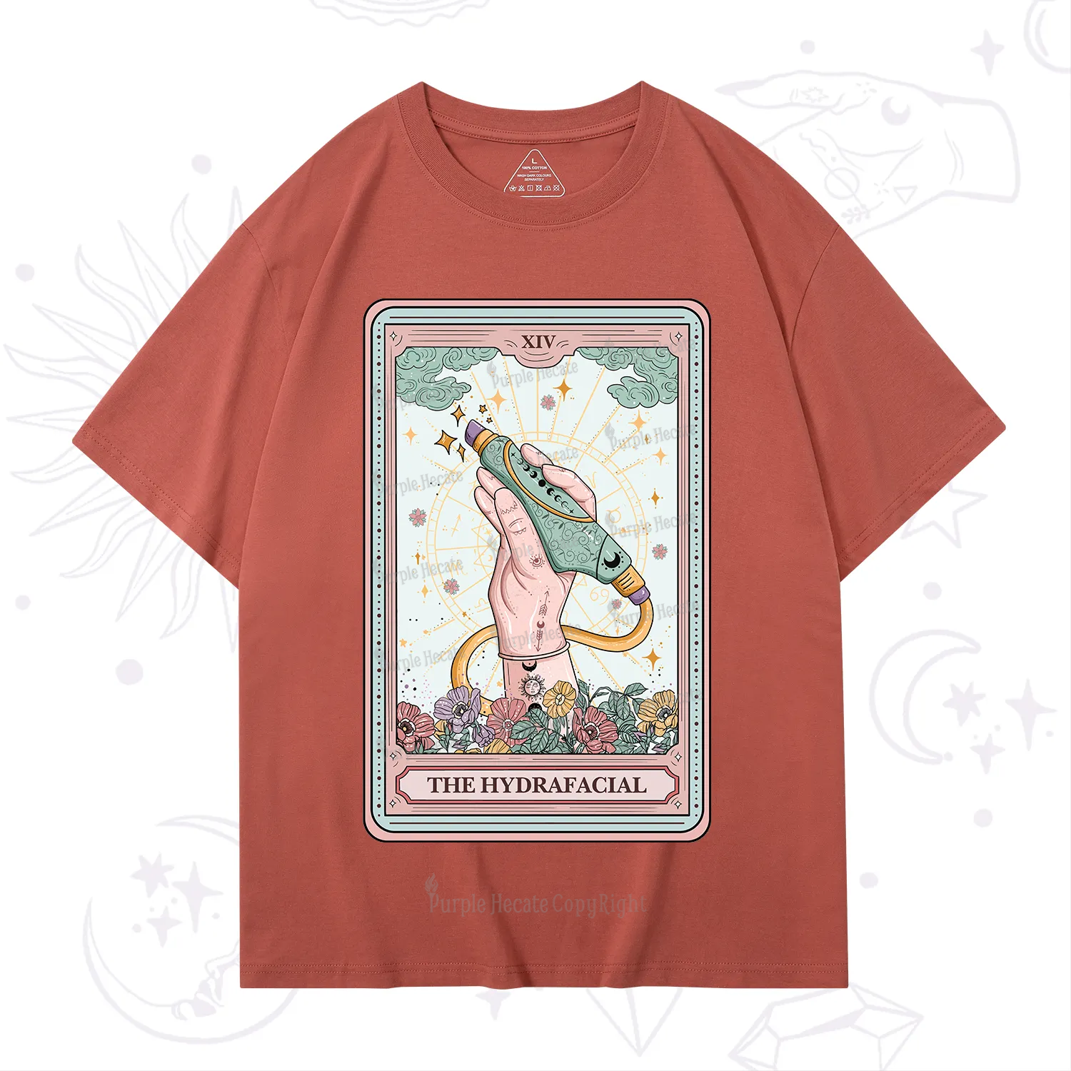 Purplehecate The Hydrafacial Tarot T-Shirt
