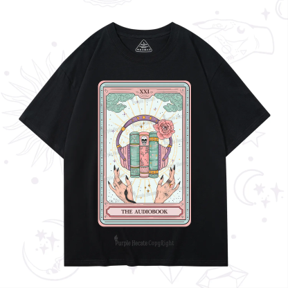 Purplehecate The Audiobook Tarot T-Shirt