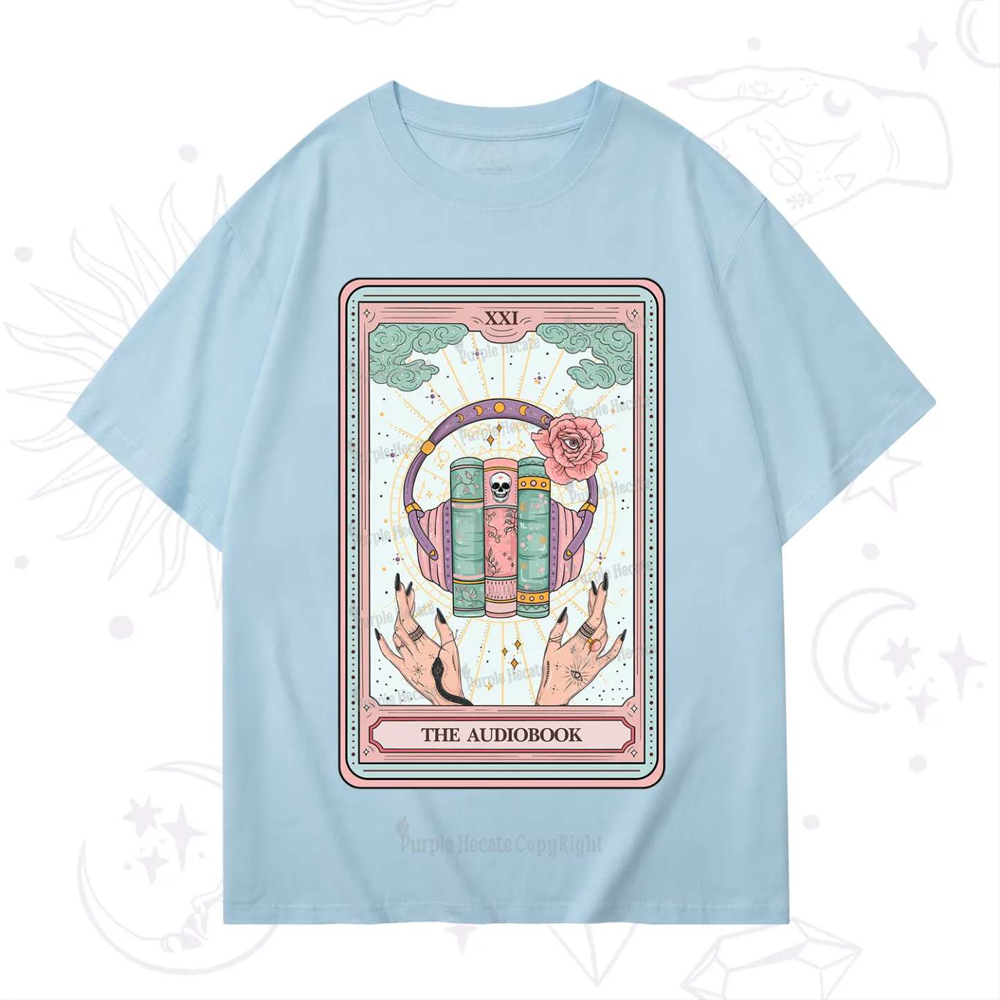 Purplehecate The Audiobook Tarot T-Shirt