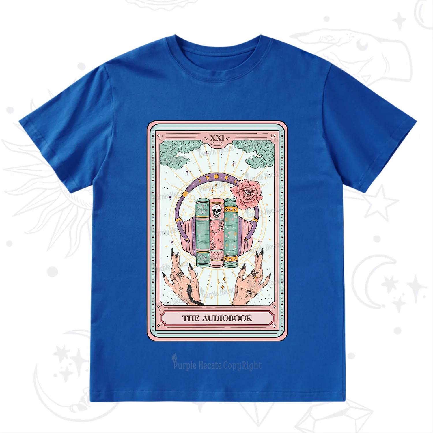 Purplehecate The Audiobook Tarot T-Shirt