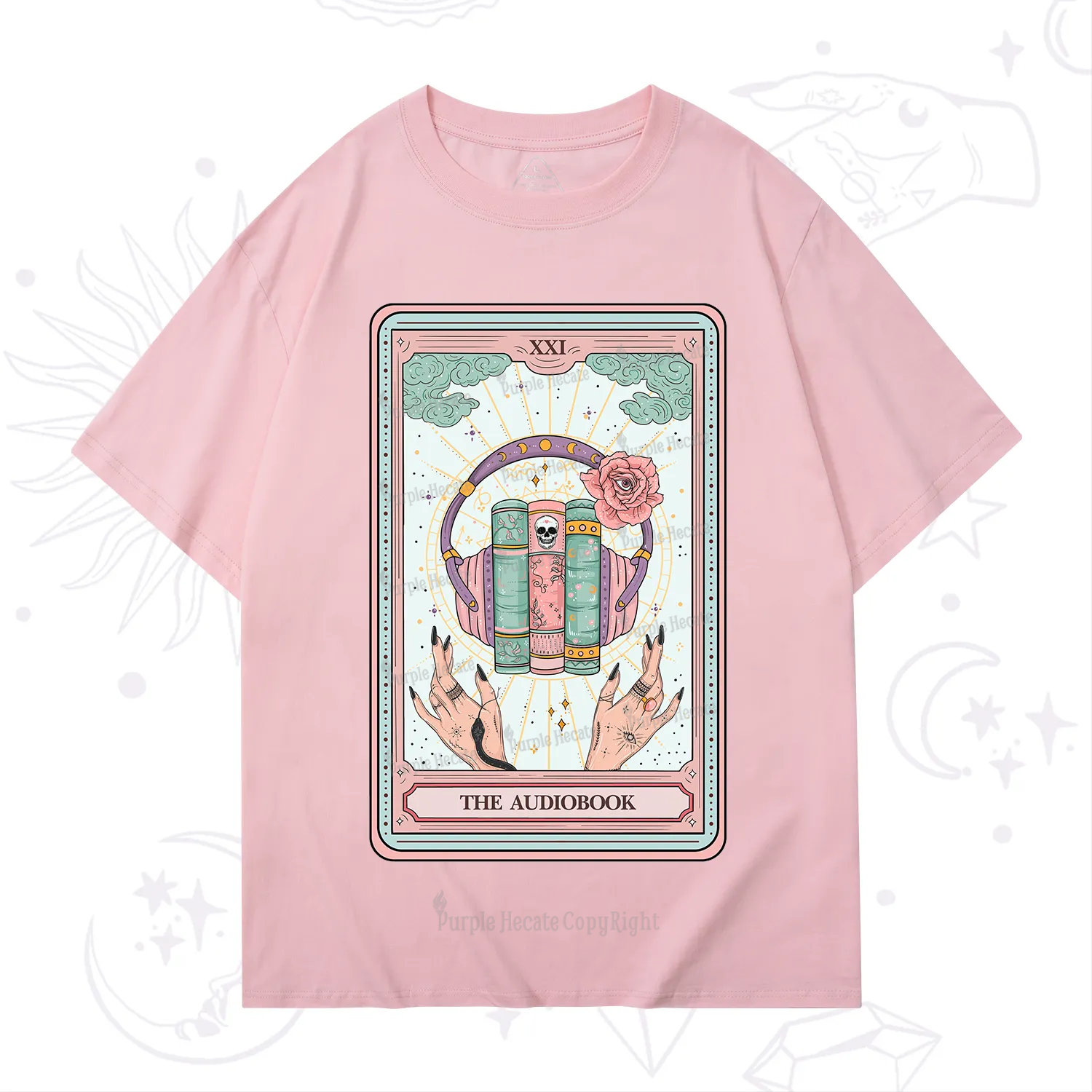 Purplehecate The Audiobook Tarot T-Shirt