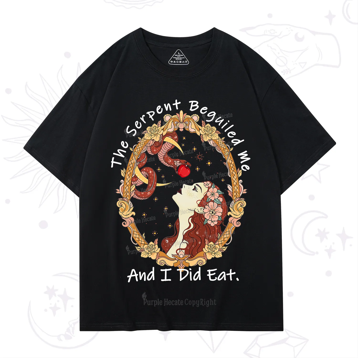 Purplehecate The Serpent Beguiled Me, And I Did Eat T-Shirt