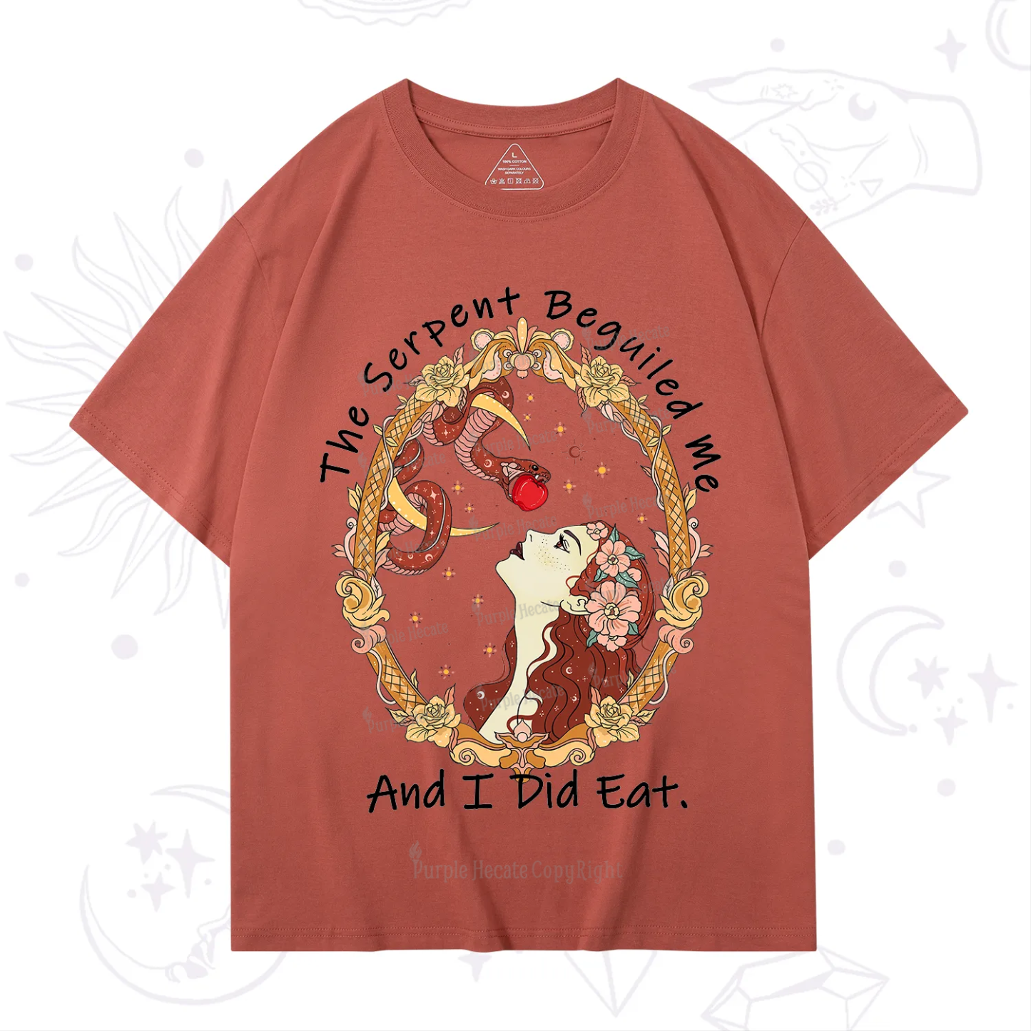 Purplehecate The Serpent Beguiled Me, And I Did Eat T-Shirt