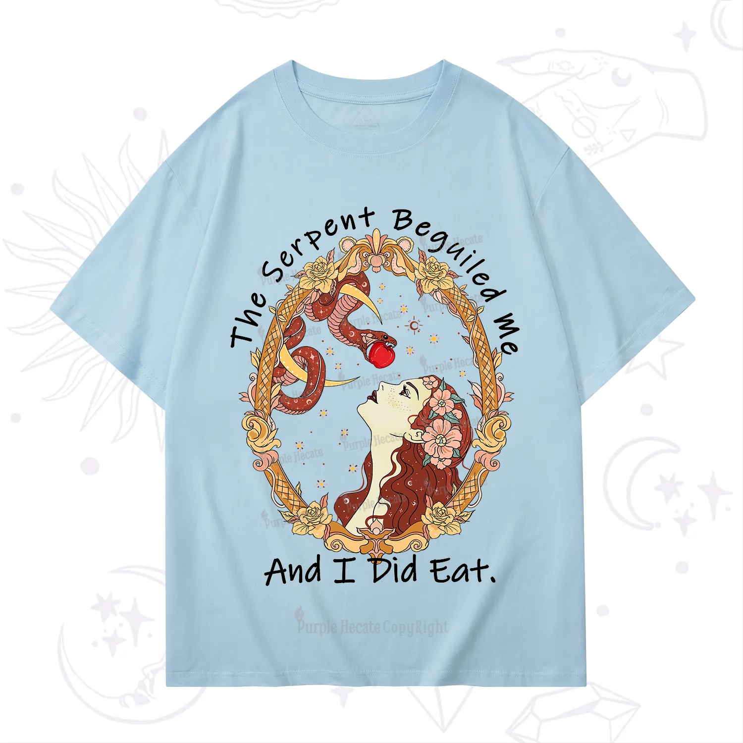 Purplehecate The Serpent Beguiled Me, And I Did Eat T-Shirt