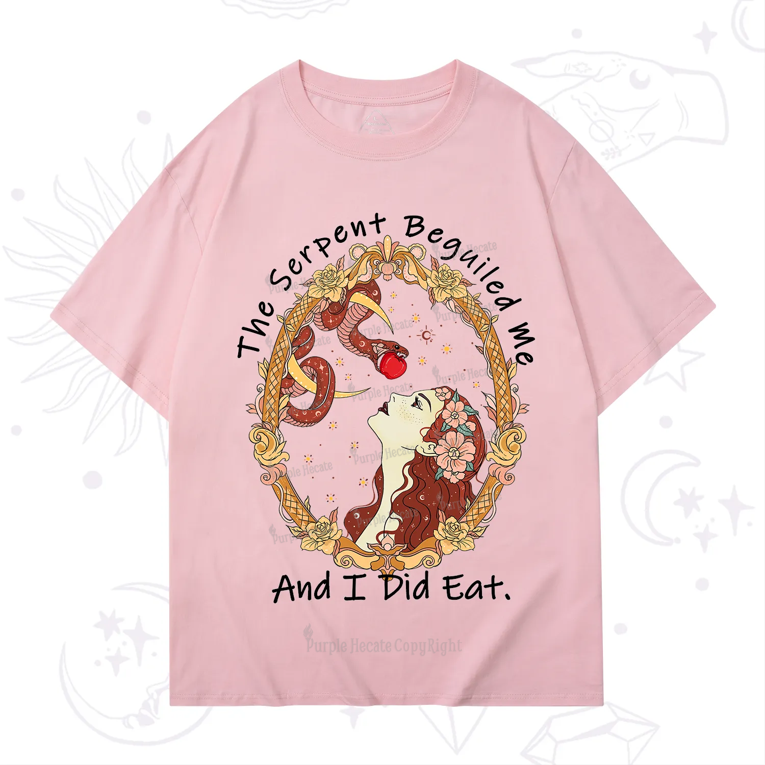 Purplehecate The Serpent Beguiled Me, And I Did Eat T-Shirt