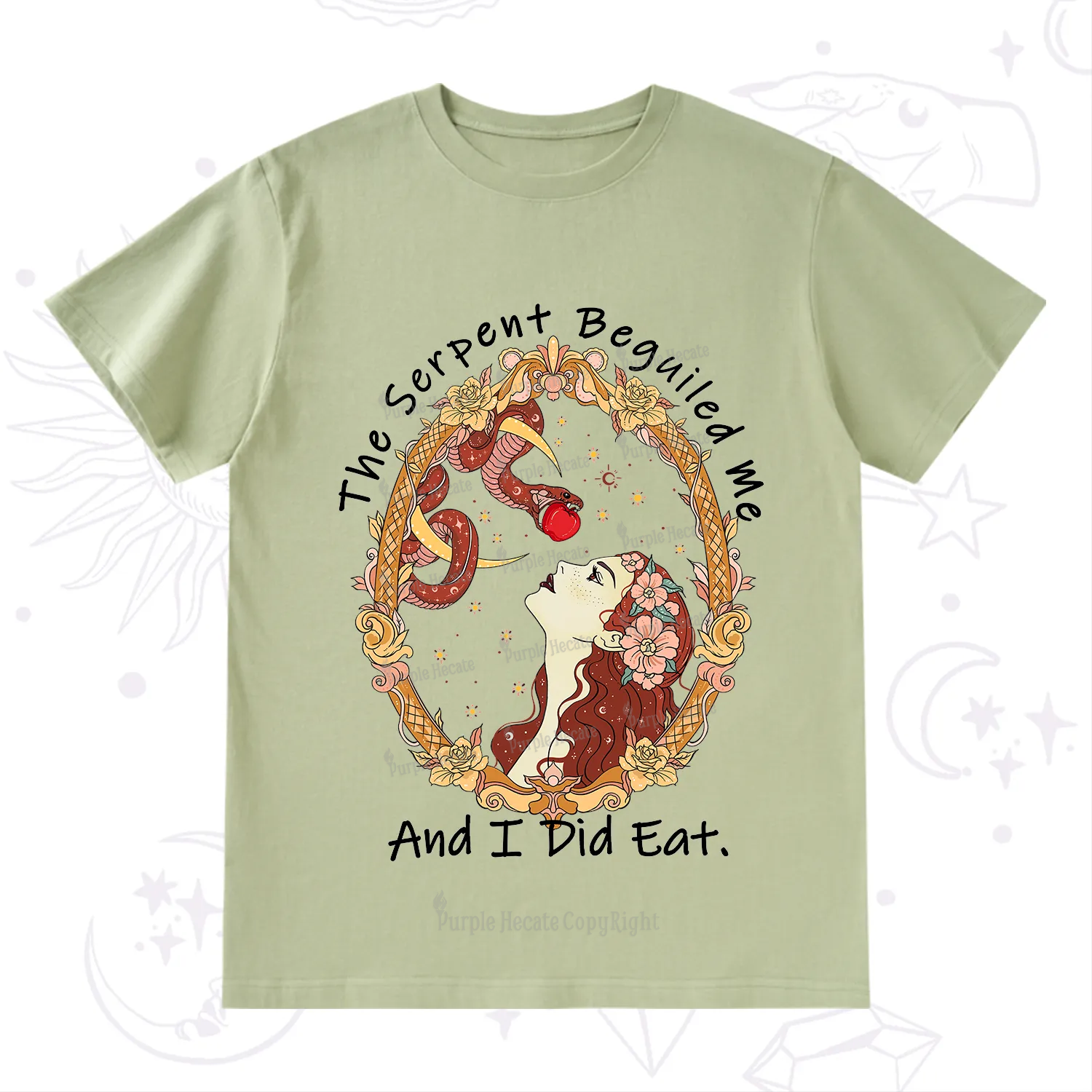 Purplehecate The Serpent Beguiled Me, And I Did Eat T-Shirt