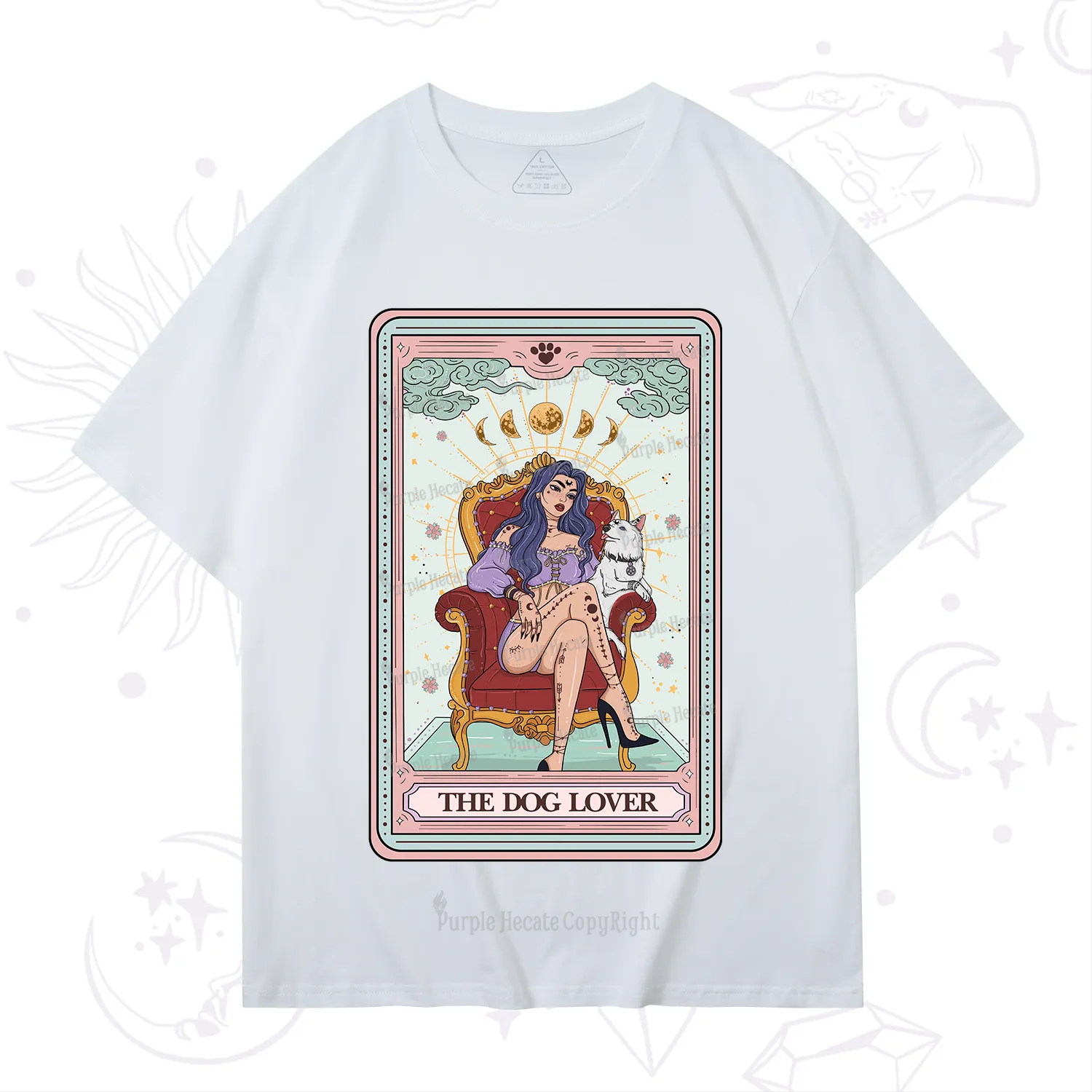 Purplehecate The Dog Lover Tarot T-Shirt