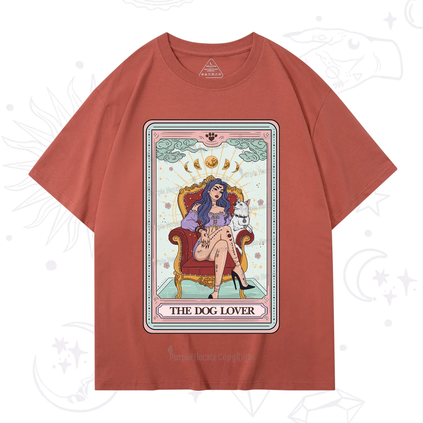 Purplehecate The Dog Lover Tarot T-Shirt