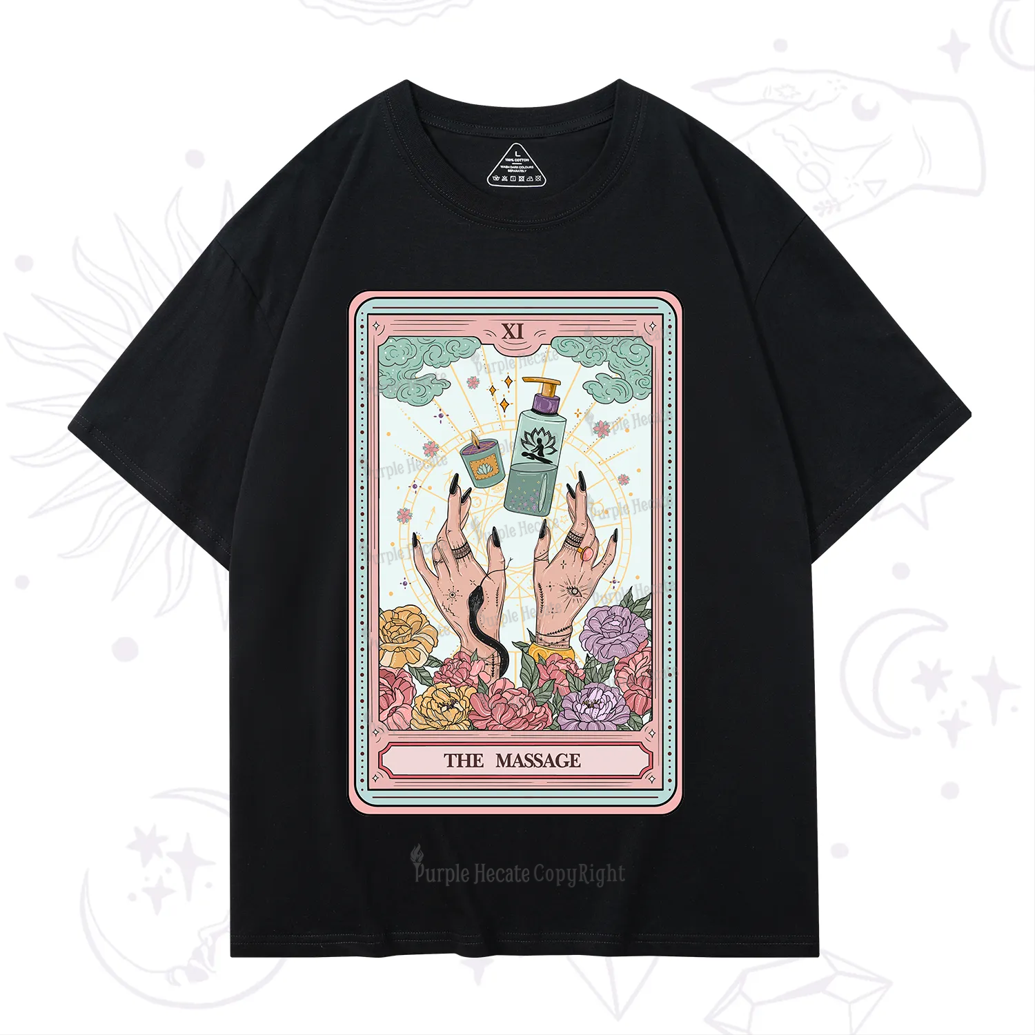 Purplehecate The Massage Tarot T-Shirt