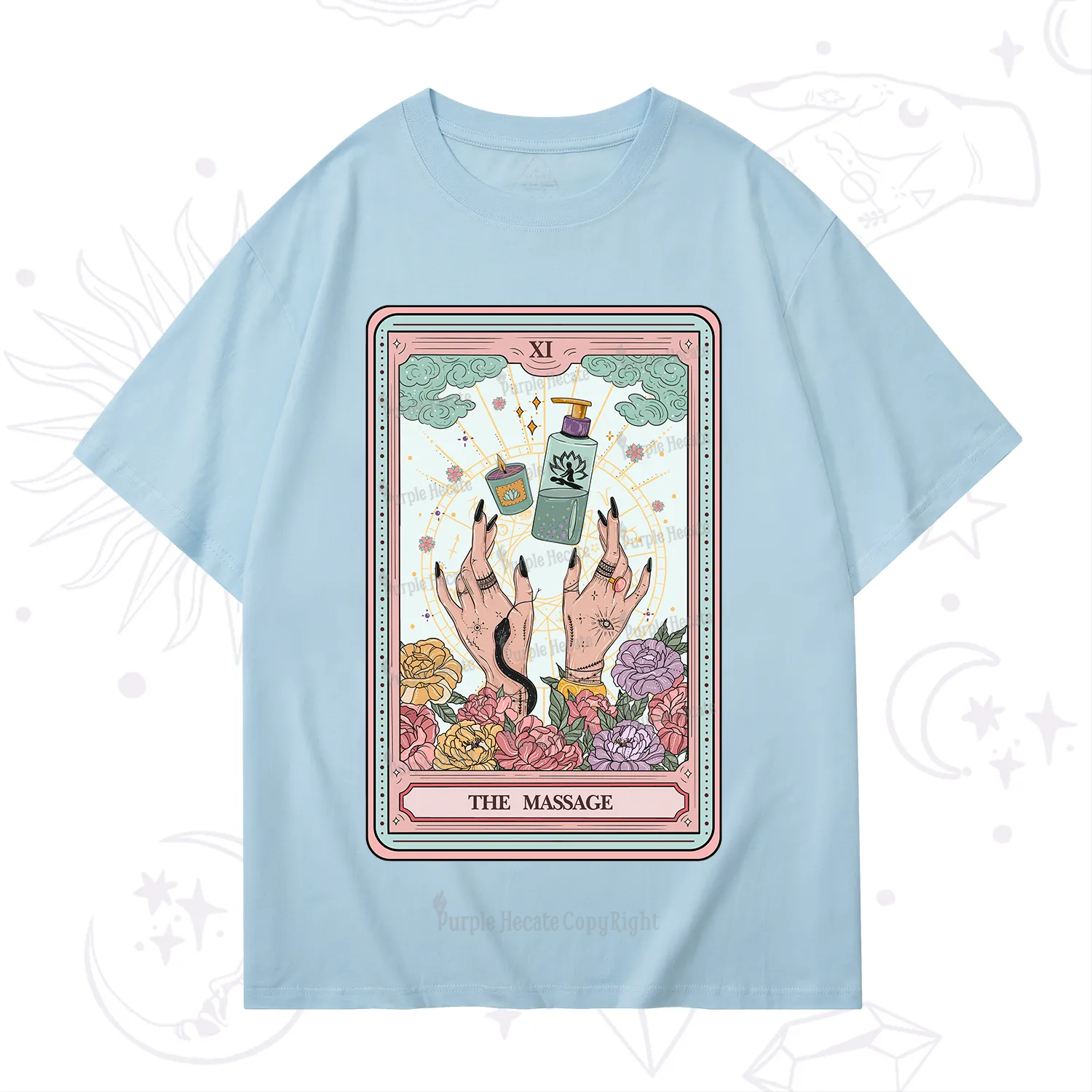 Purplehecate The Massage Tarot T-Shirt