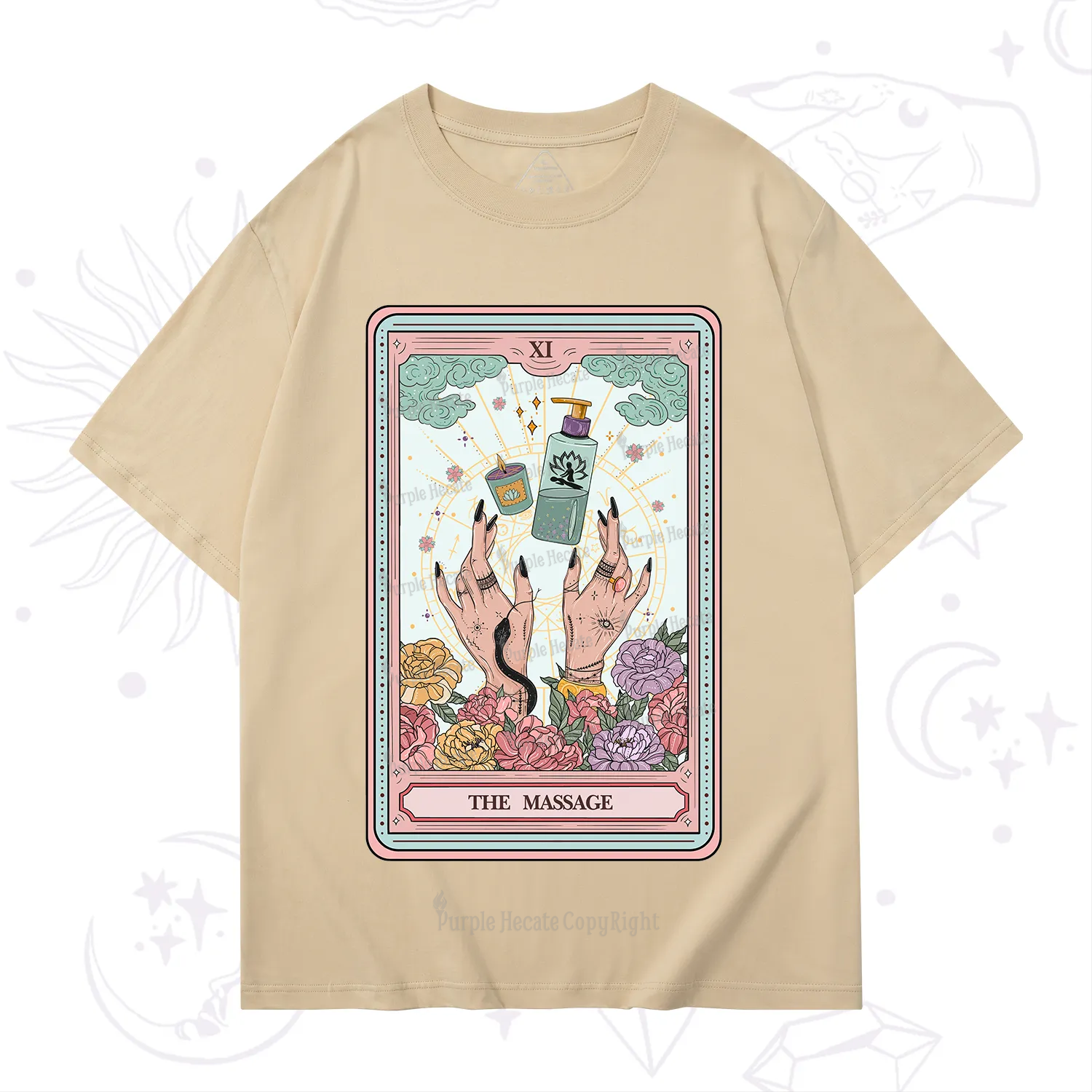 Purplehecate The Massage Tarot T-Shirt