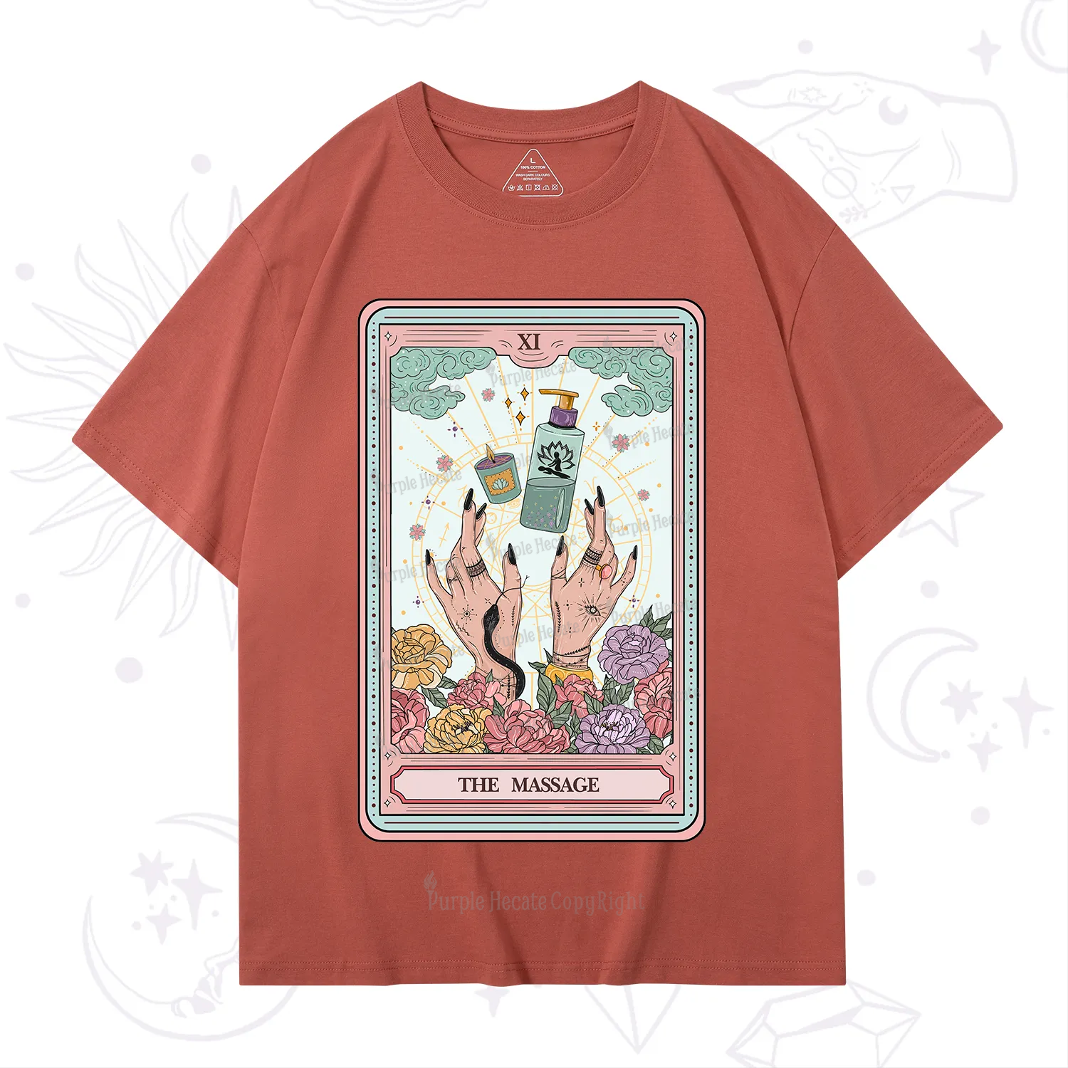 Purplehecate The Massage Tarot T-Shirt