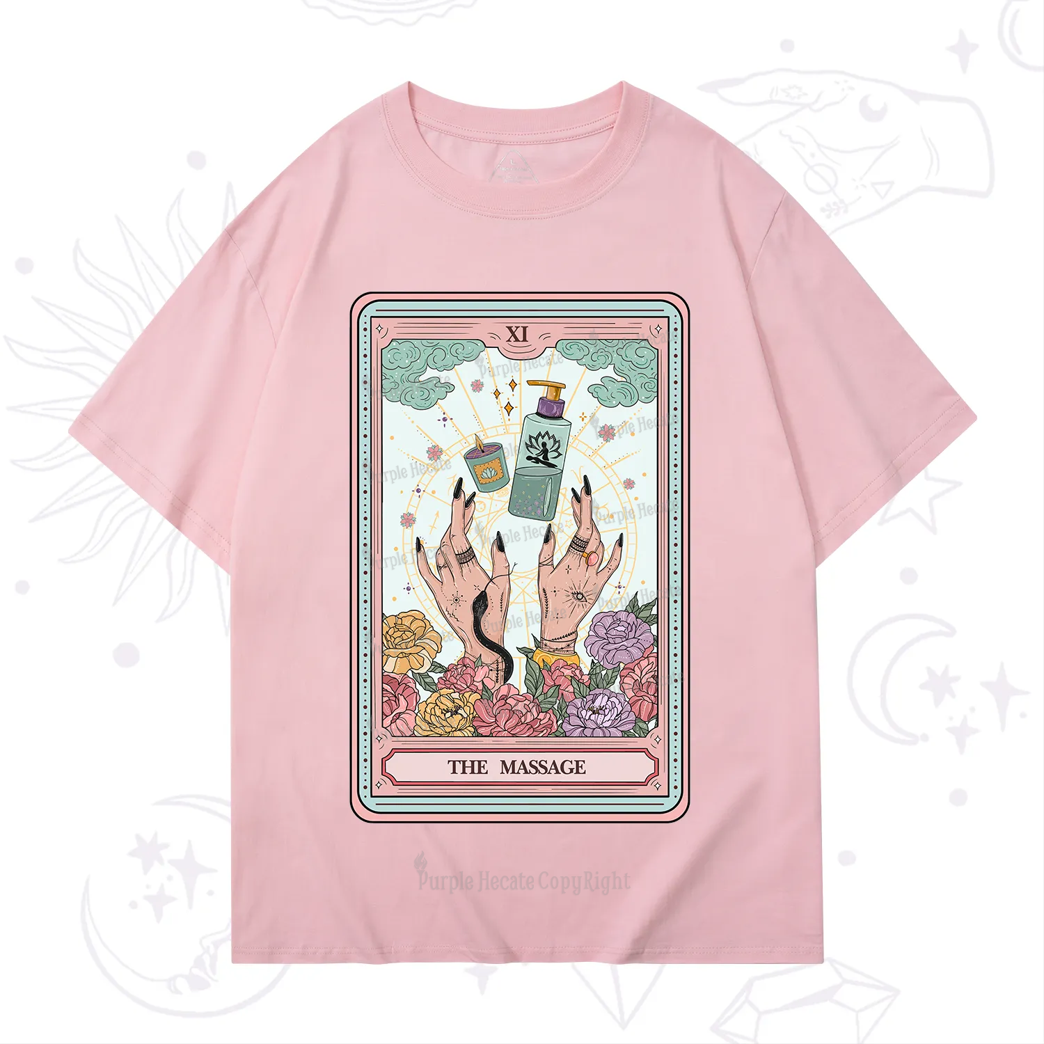 Purplehecate The Massage Tarot T-Shirt