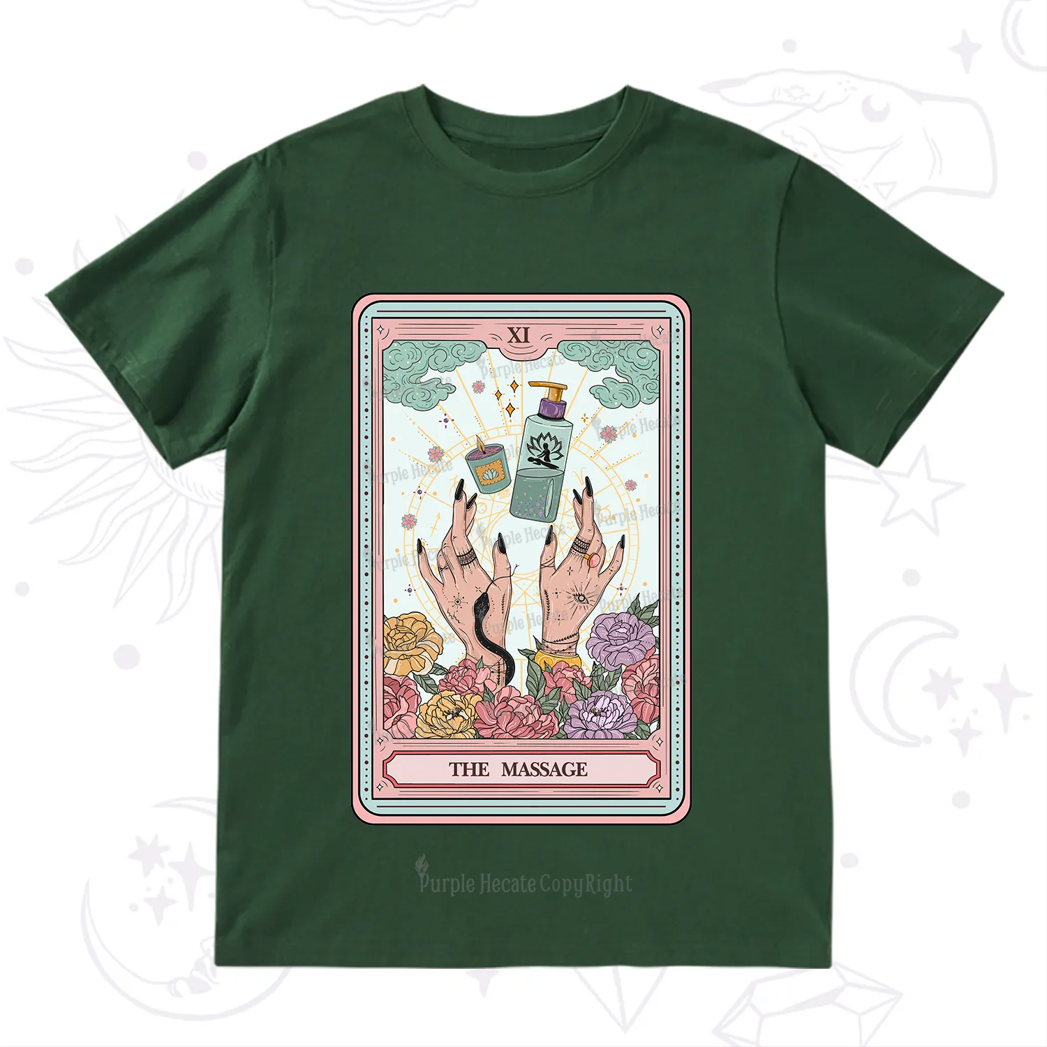 Purplehecate The Massage Tarot T-Shirt