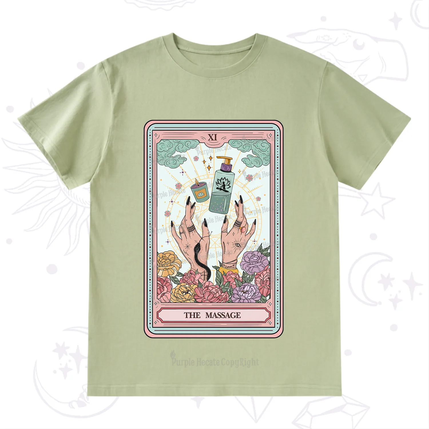 Purplehecate The Massage Tarot T-Shirt