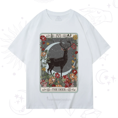 Purplehecate The Deer Tarot T-Shirt
