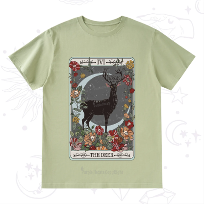 Purplehecate The Deer Tarot T-Shirt