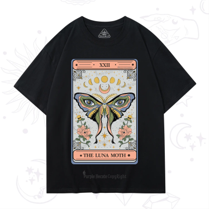 Purplehecate The Luna Moth Tarot T-Shirt