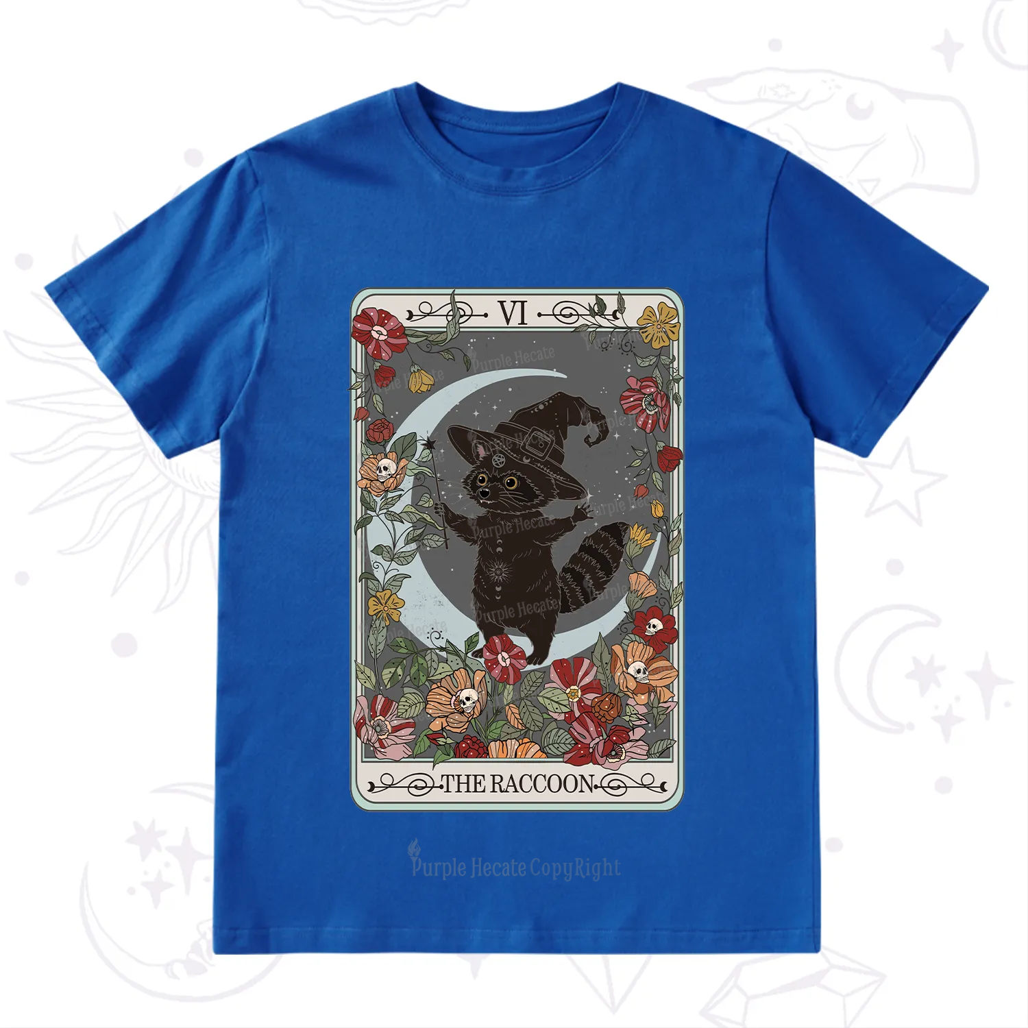 Purplehecate The Raccoon Tarot T-Shirt