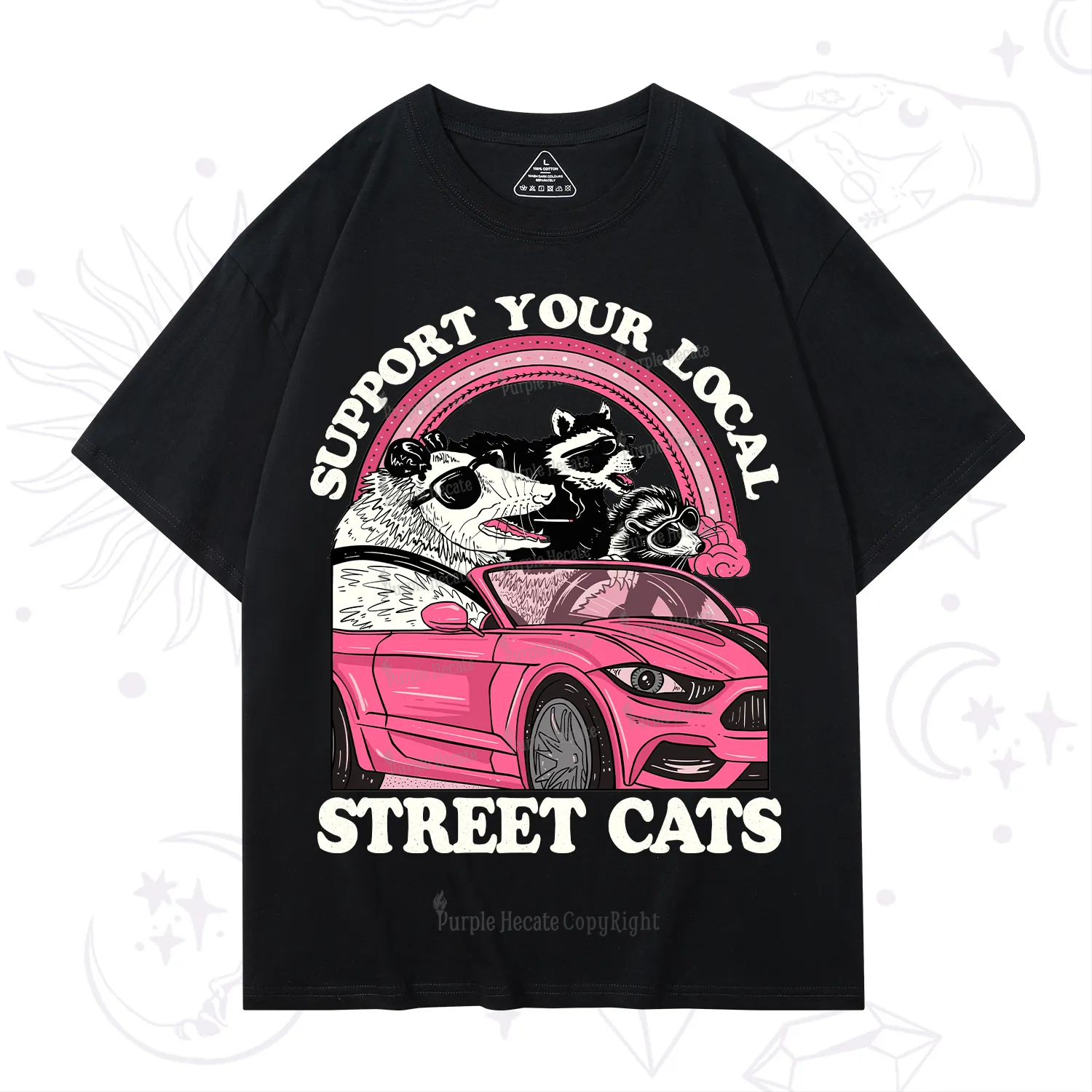 Purplehecate Support Local Street Cats T-Shirt