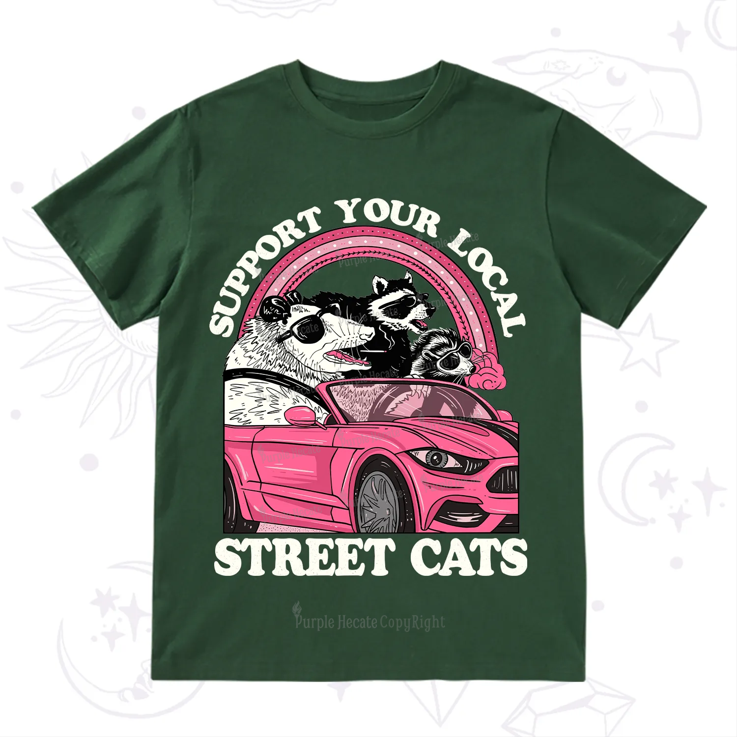 Purplehecate Support Local Street Cats T-Shirt