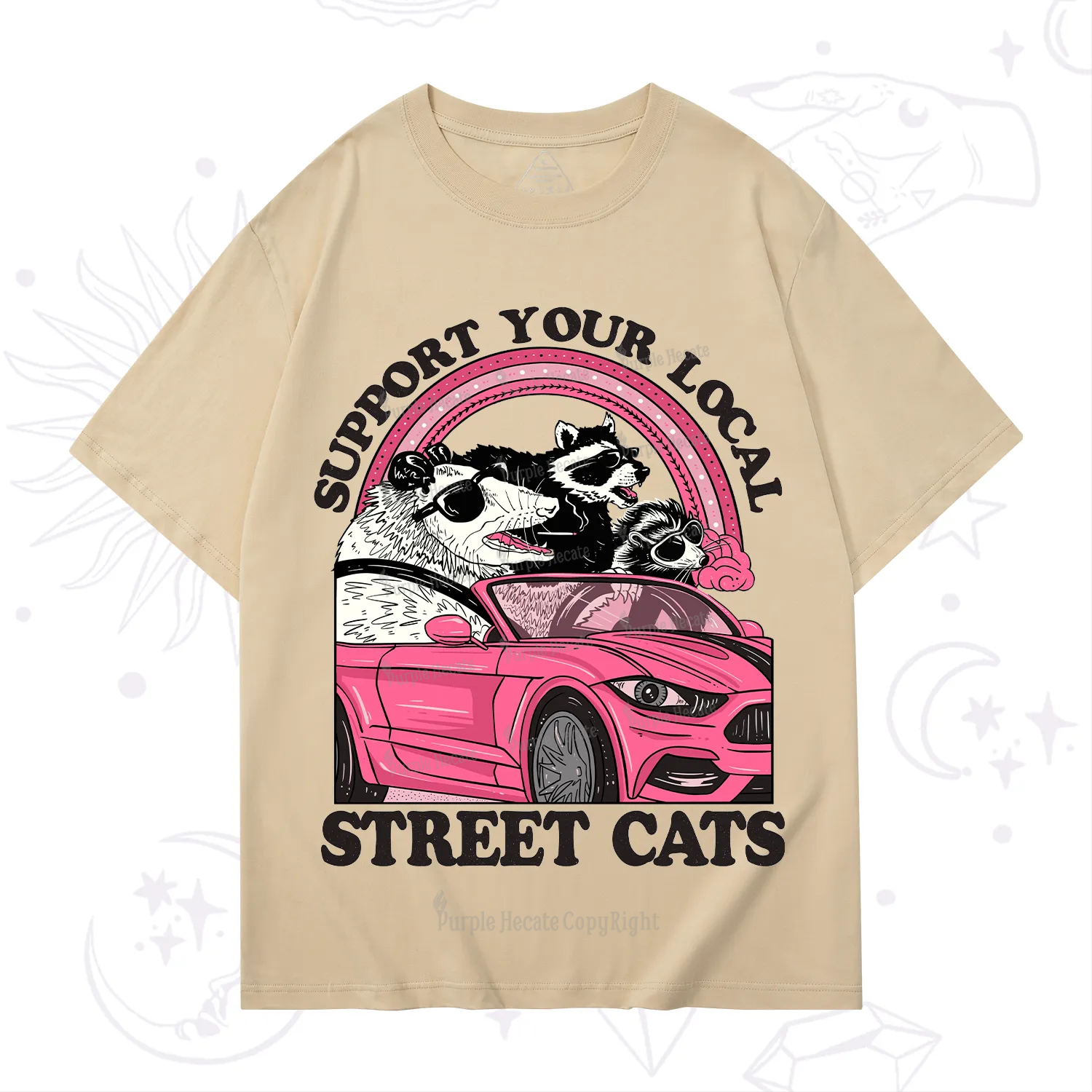 Purplehecate Support Local Street Cats T-Shirt