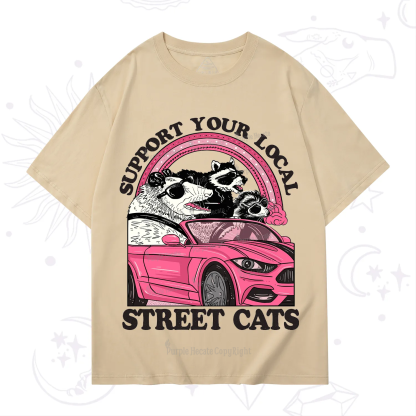 Purplehecate Support Local Street Cats T-Shirt