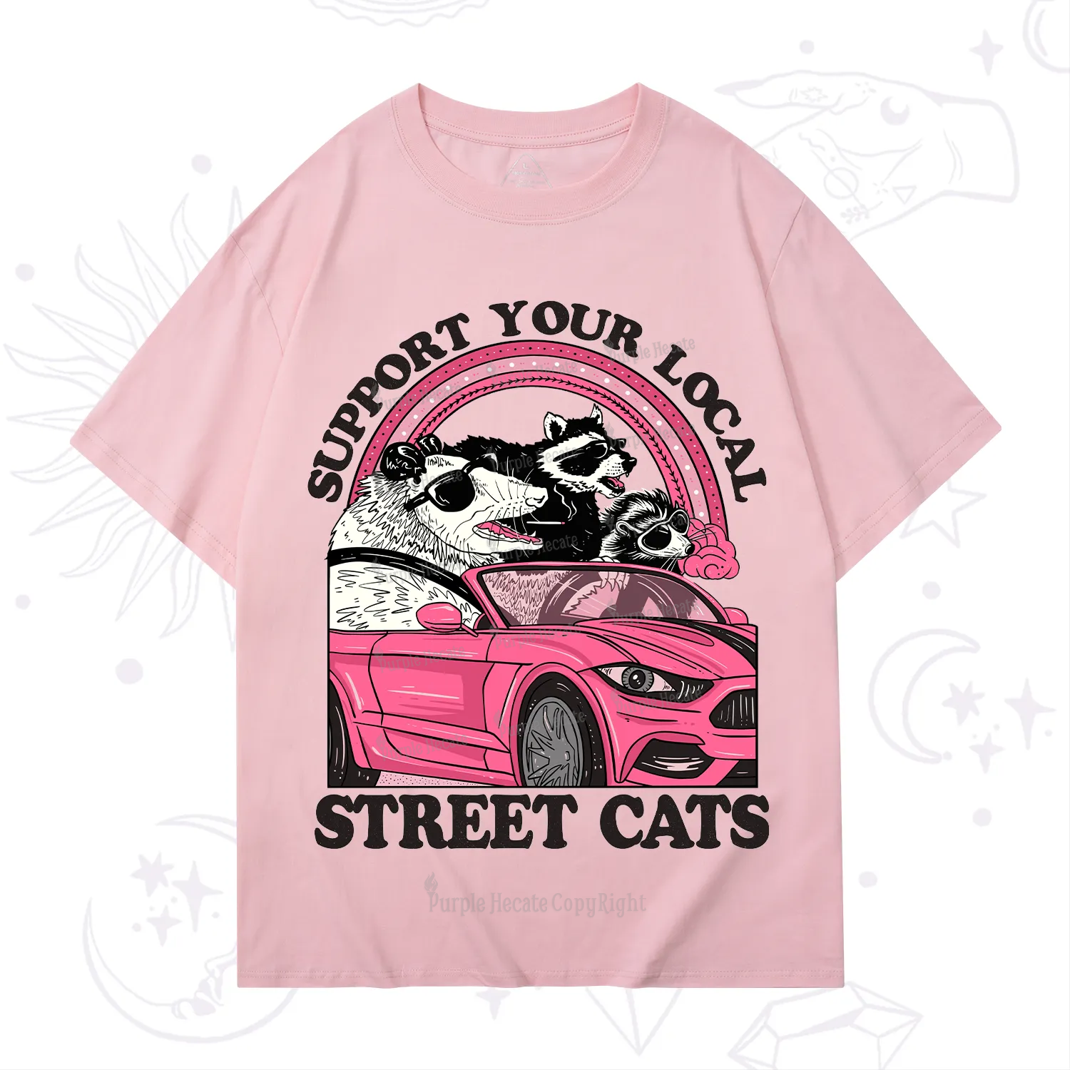 Purplehecate Support Local Street Cats T-Shirt
