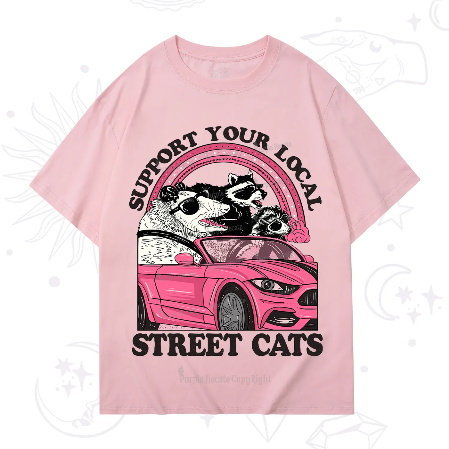 Purplehecate Support Local Street Cats T-Shirt