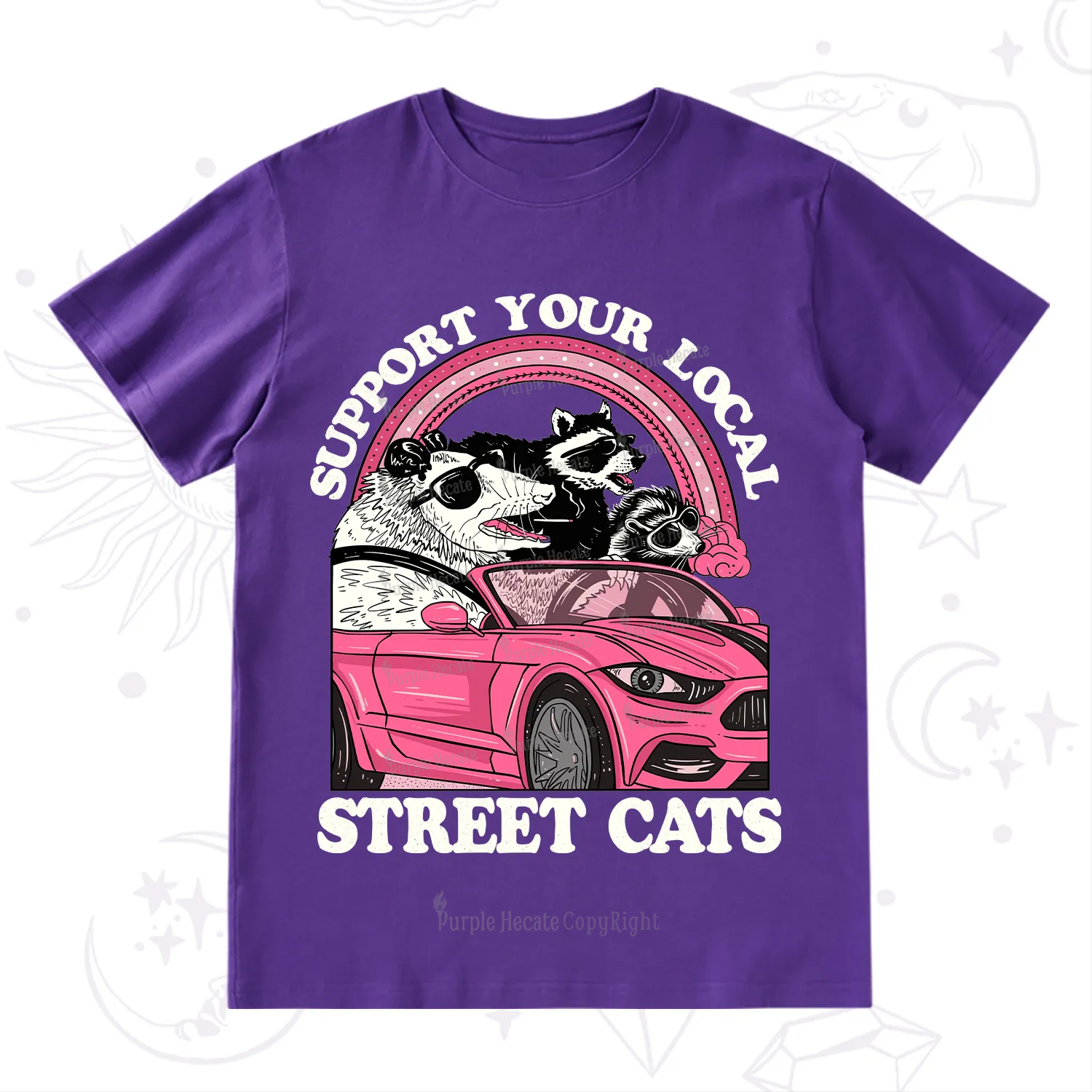 Purplehecate Support Local Street Cats T-Shirt