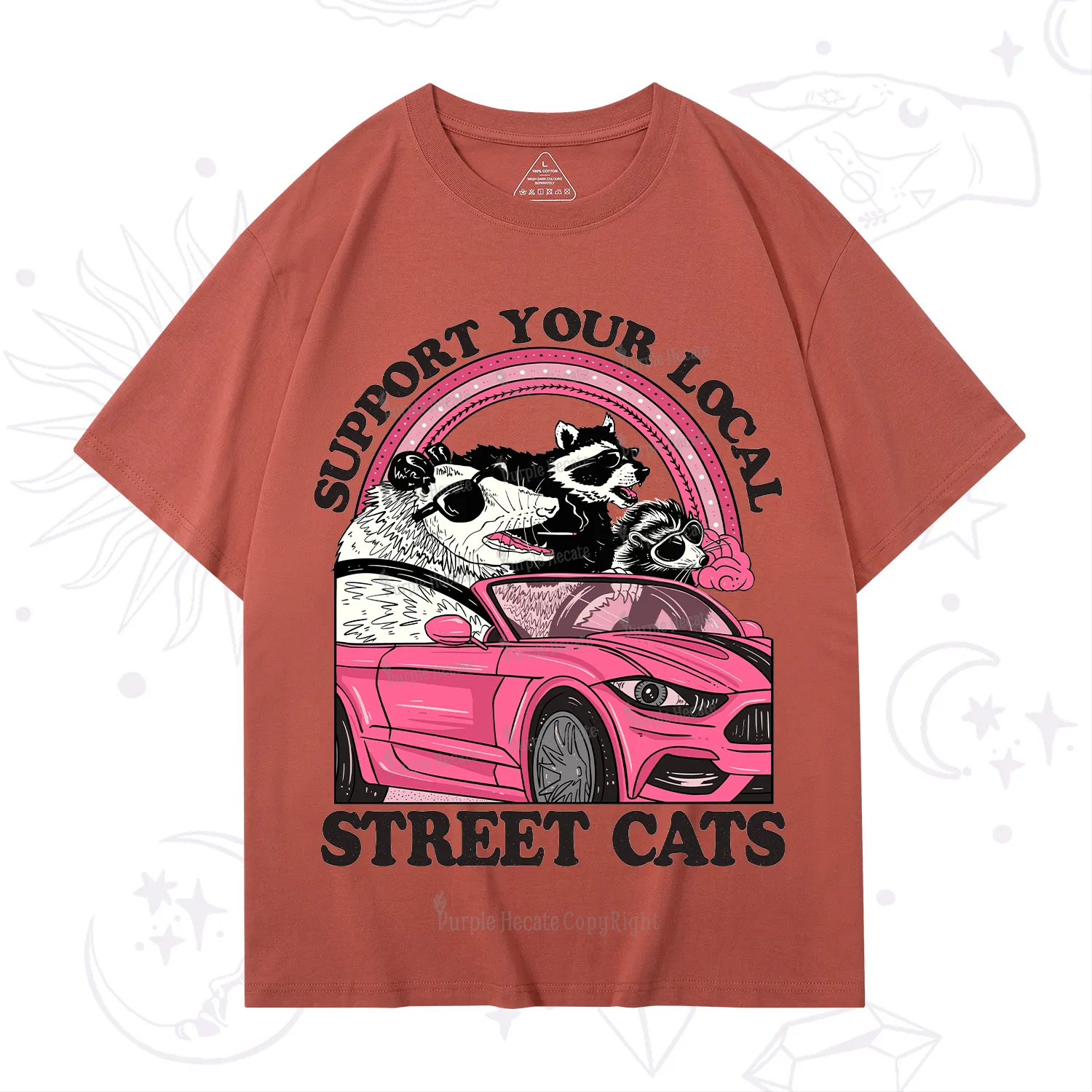 Purplehecate Support Local Street Cats T-Shirt