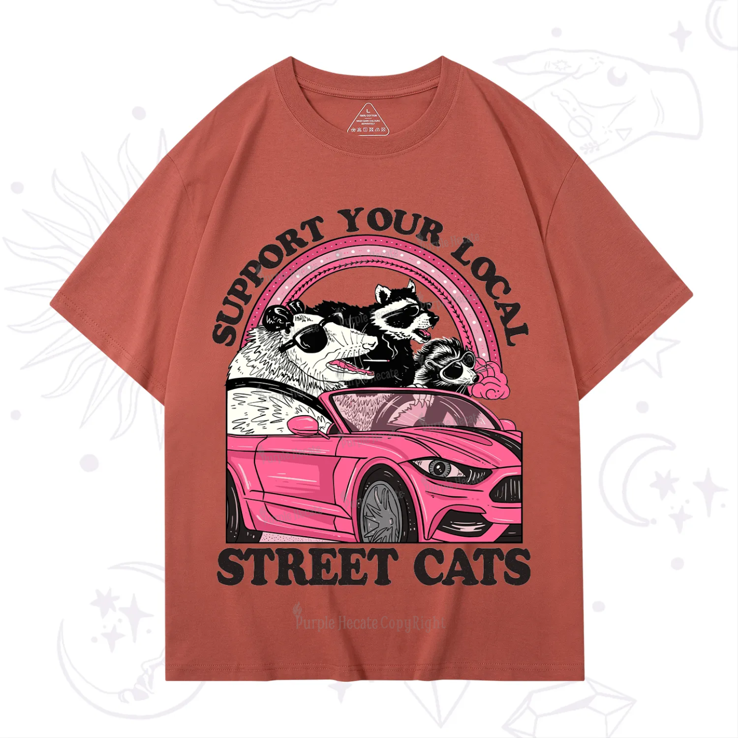 Purplehecate Support Local Street Cats T-Shirt