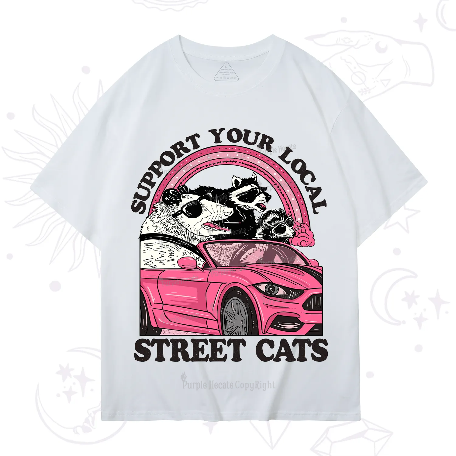 Purplehecate Support Local Street Cats T-Shirt