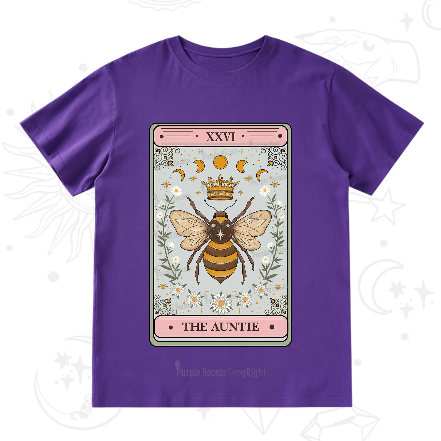 Purplehecate The Auntie Tarot T-Shirt