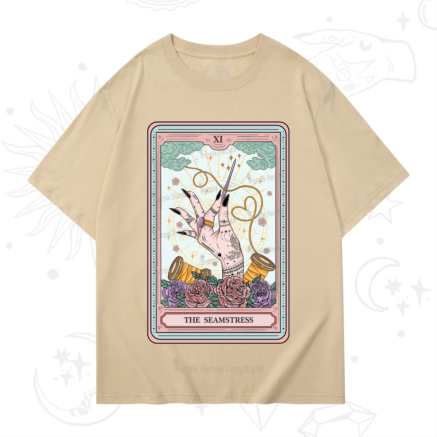 Purplehecate The Seamstress Tarot T-Shirt