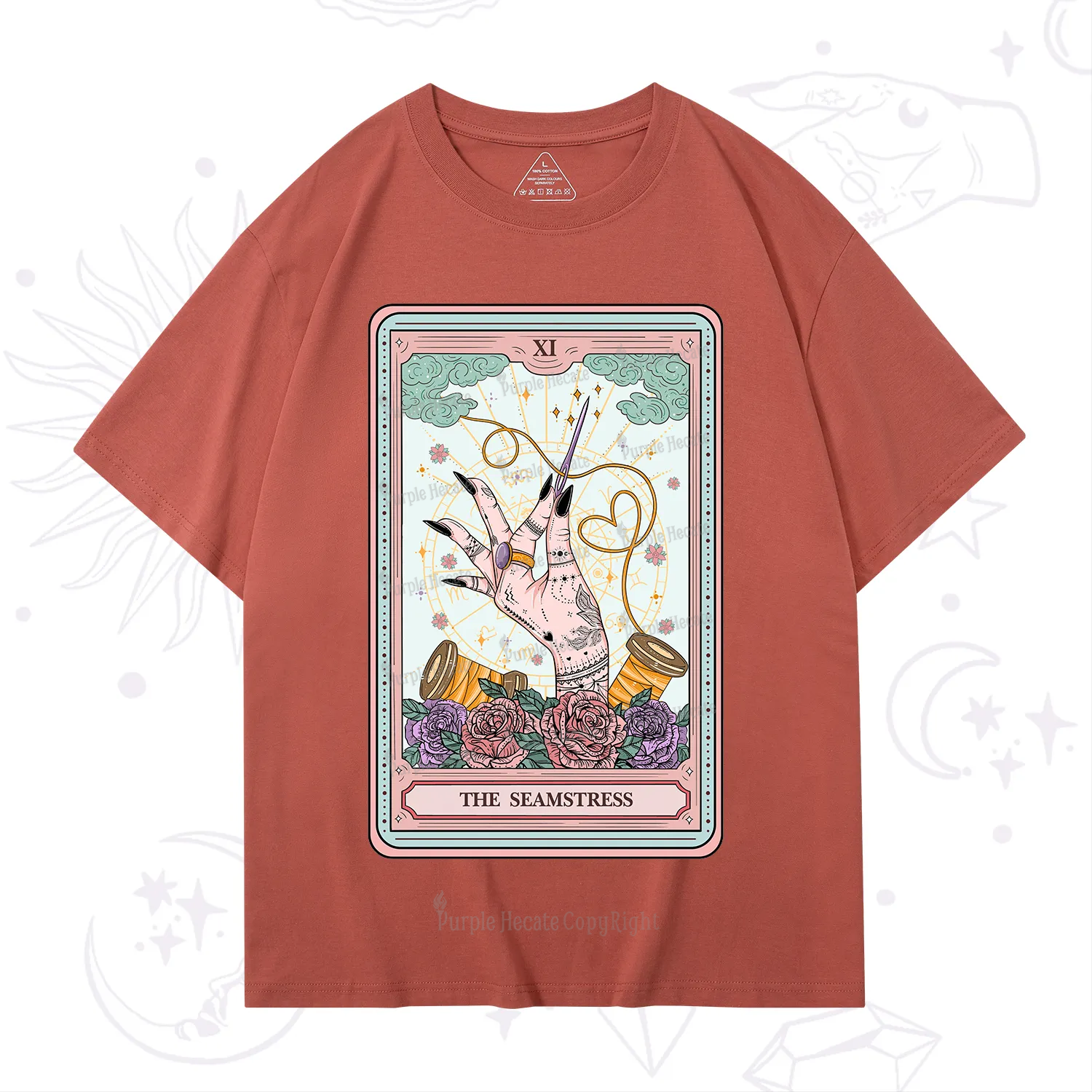 Purplehecate The Seamstress Tarot T-Shirt