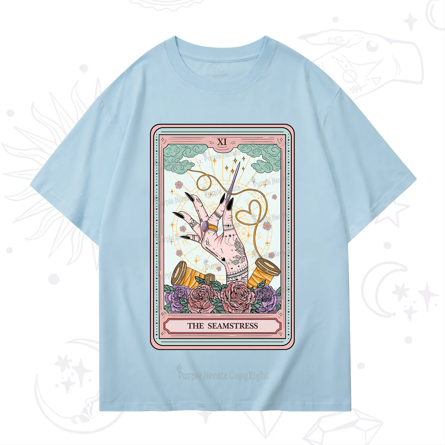 Purplehecate The Seamstress Tarot T-Shirt