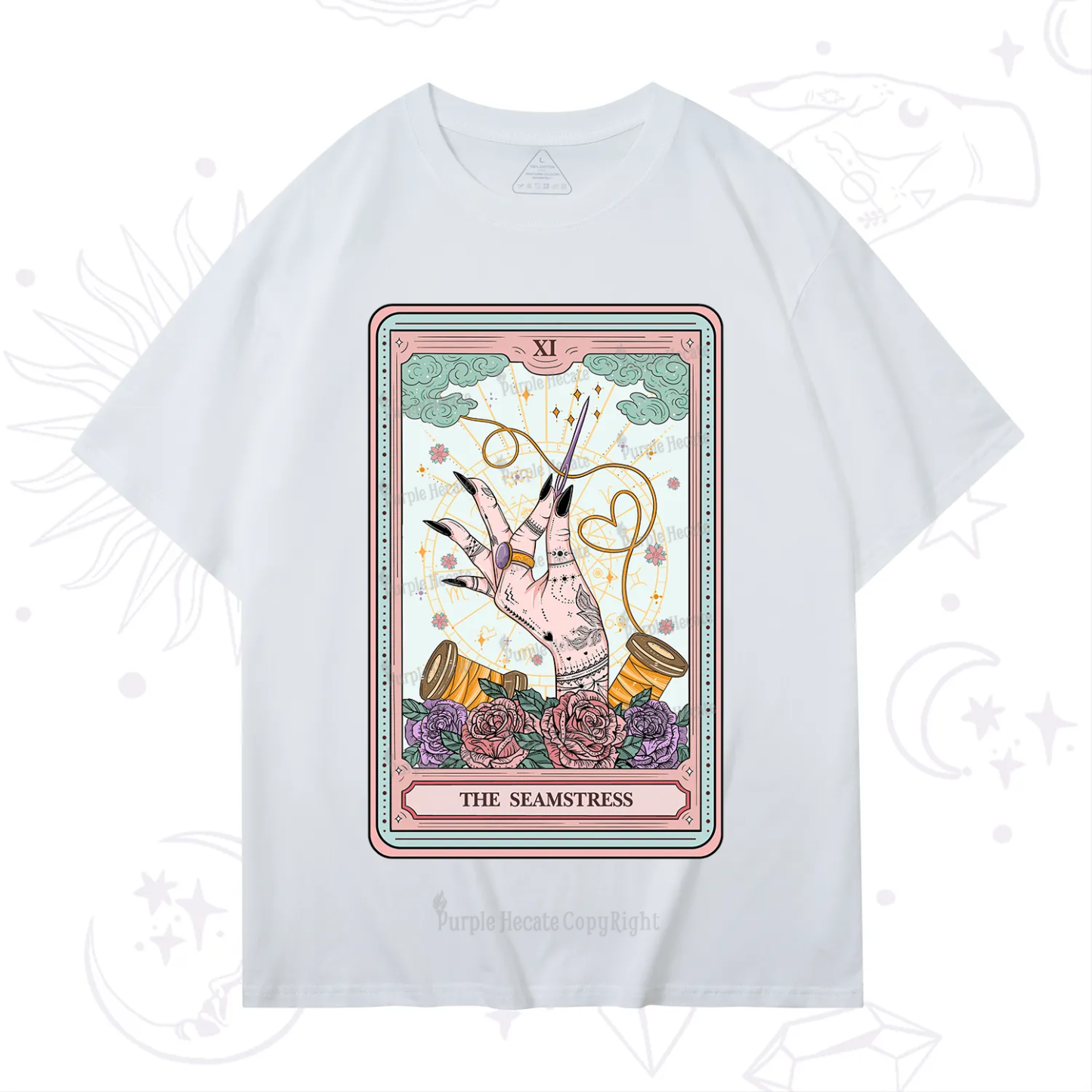 Purplehecate The Seamstress Tarot T-Shirt