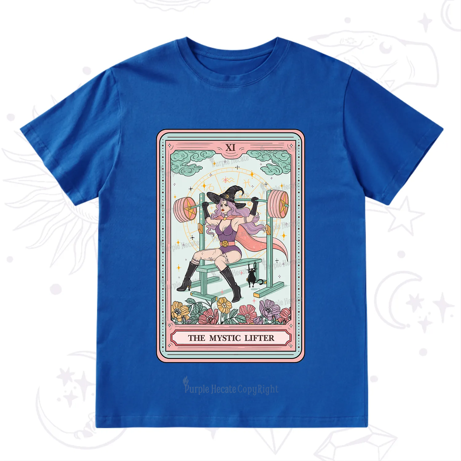 Purplehecate The Mystic Lifter Tarot T-Shirt