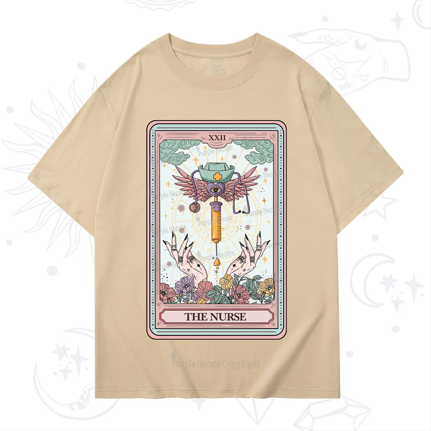 Purplehecate The ER Nurse Tarot T-Shirt