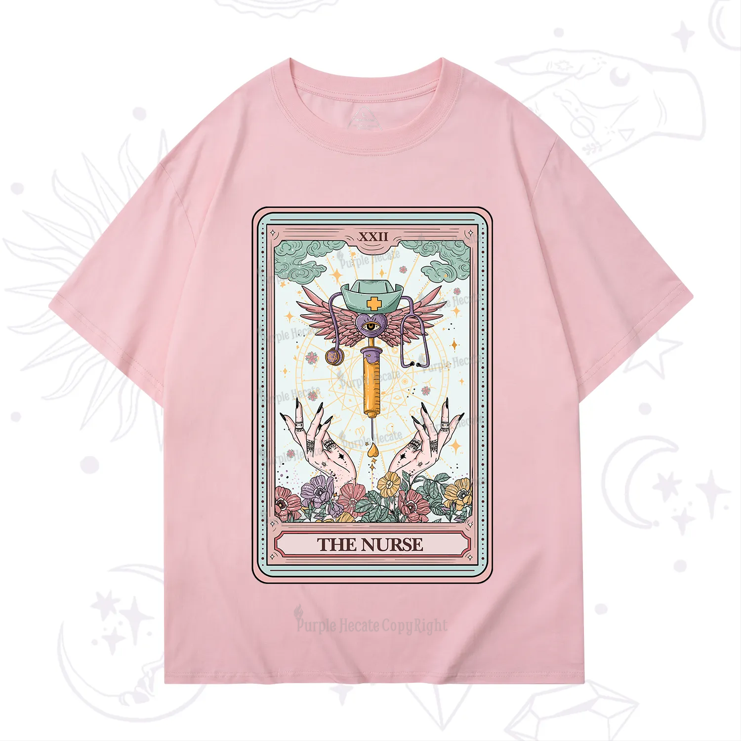 Purplehecate The ER Nurse Tarot T-Shirt