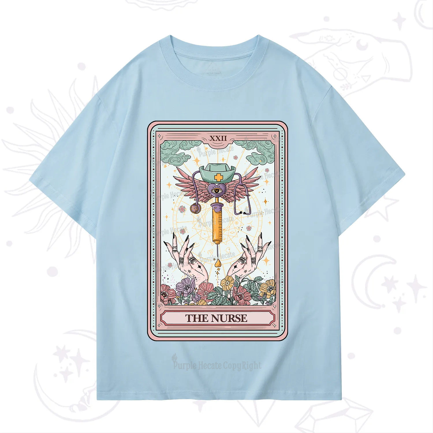 Purplehecate The ER Nurse Tarot T-Shirt