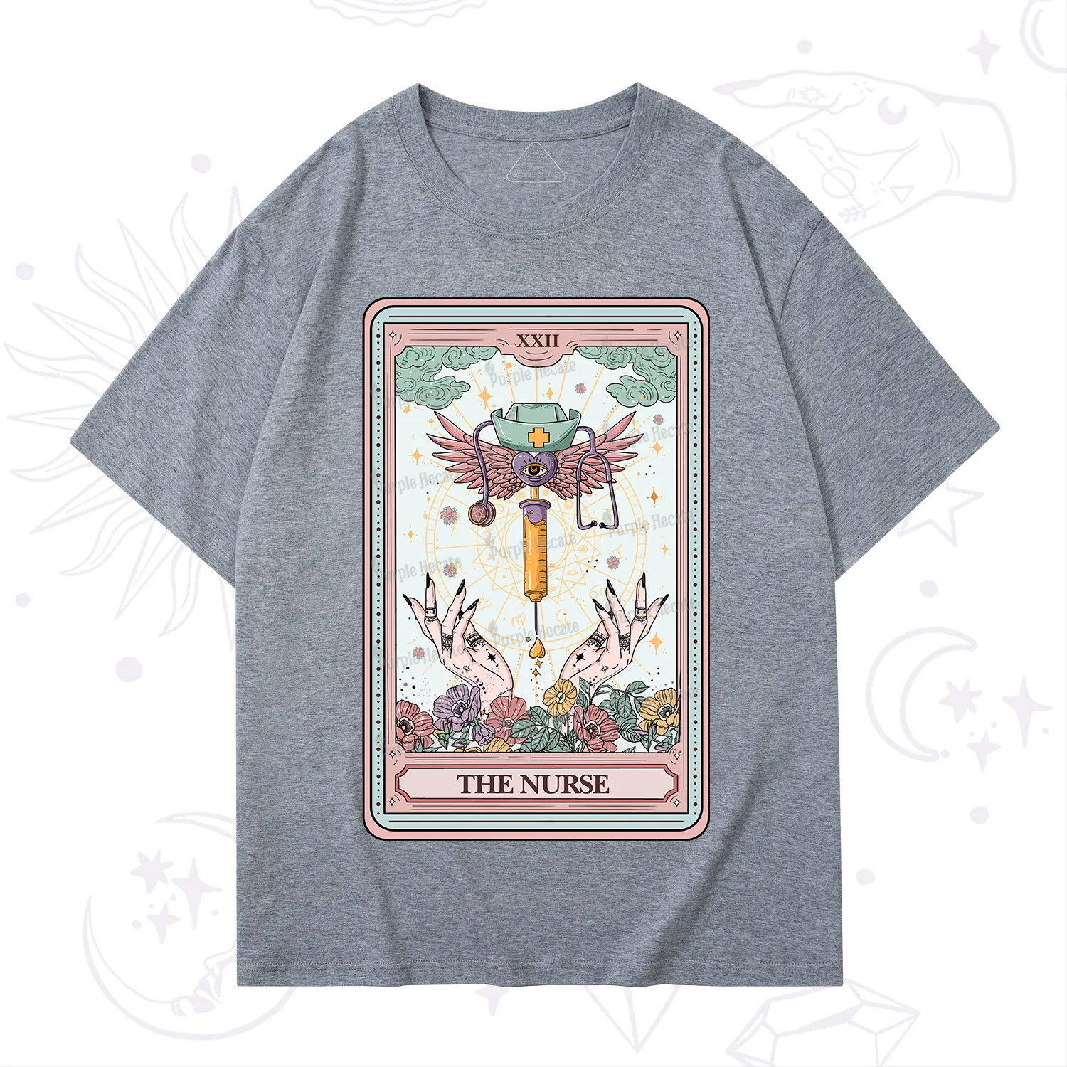 Purplehecate The ER Nurse Tarot T-Shirt