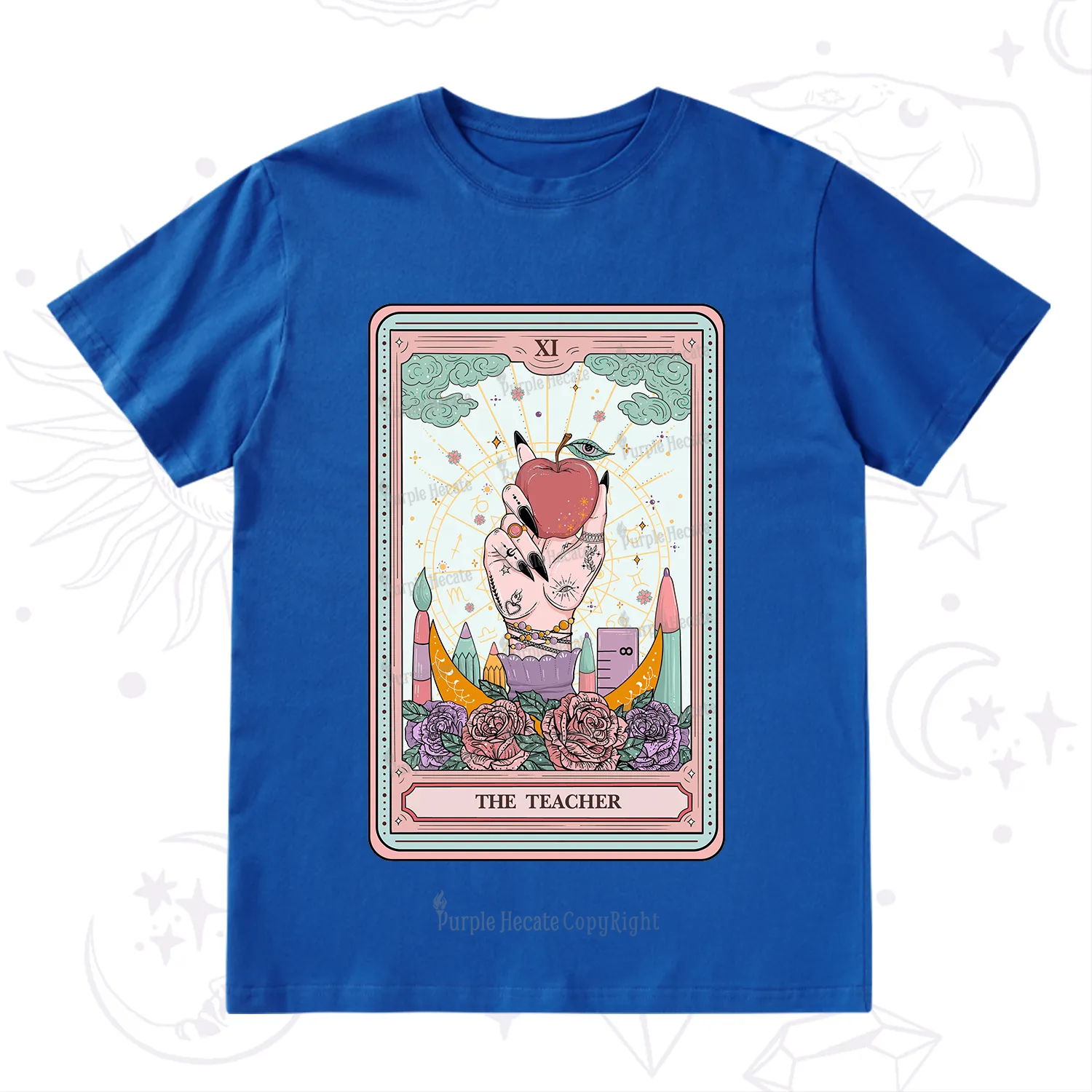Purplehecate The Teacher Tarot T-Shirt