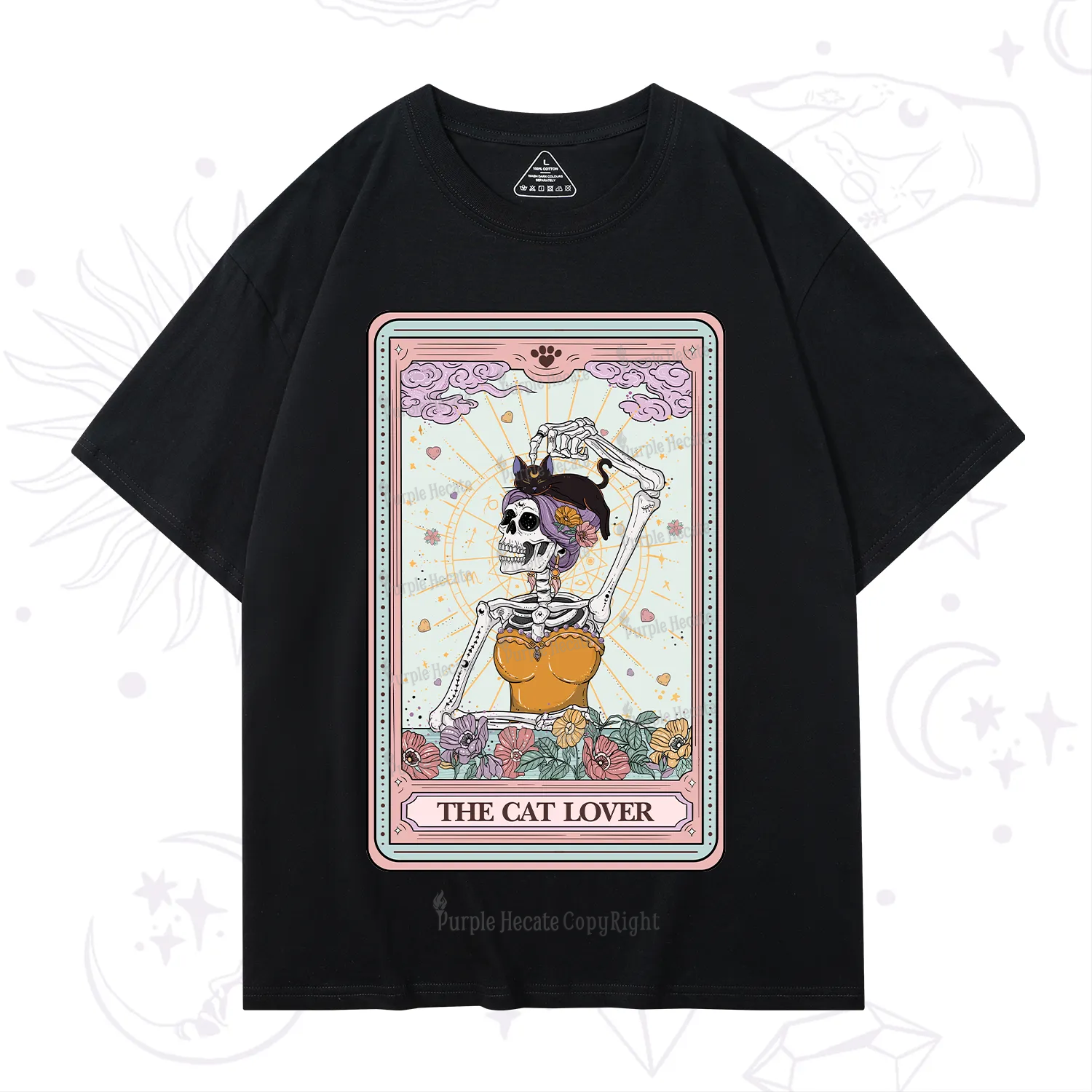 Purplehecate The Cat Lover Tarot T-Shirt