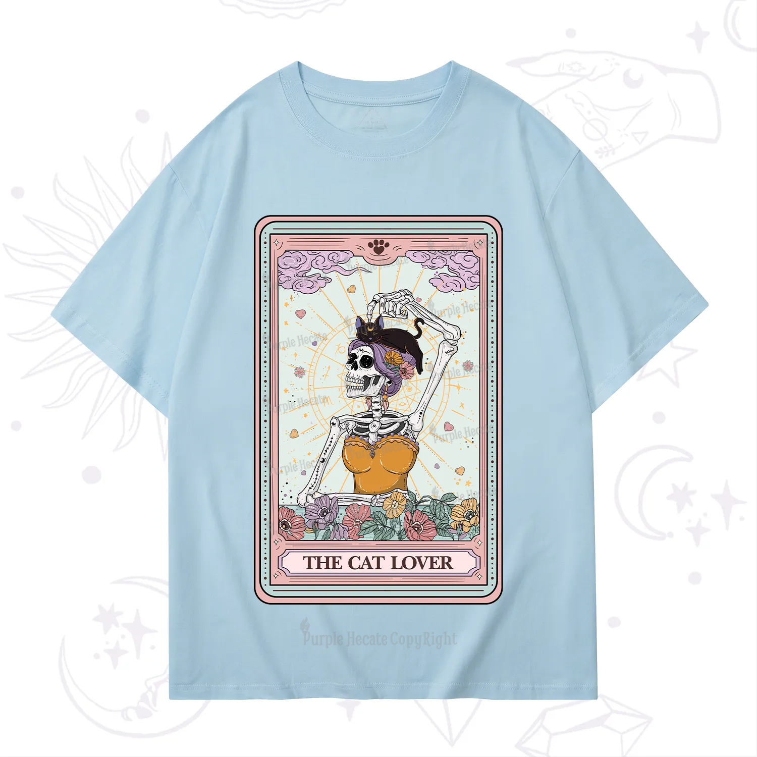 Purplehecate The Cat Lover Tarot T-Shirt