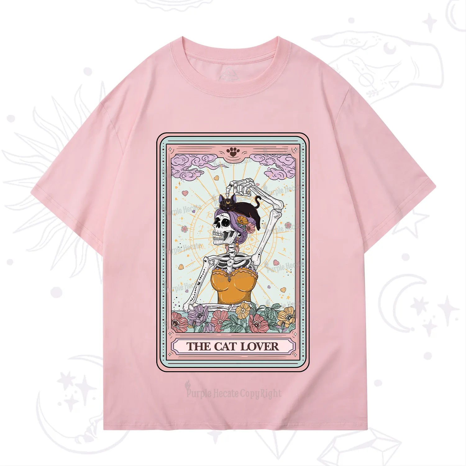 Purplehecate The Cat Lover Tarot T-Shirt