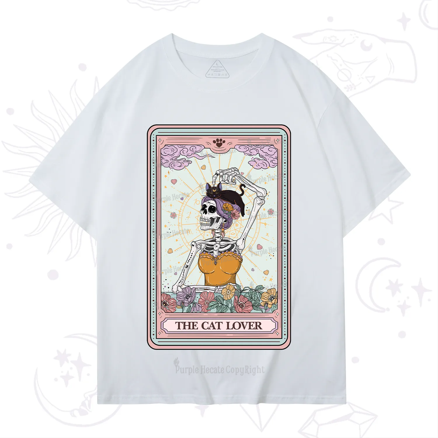 Purplehecate The Cat Lover Tarot T-Shirt