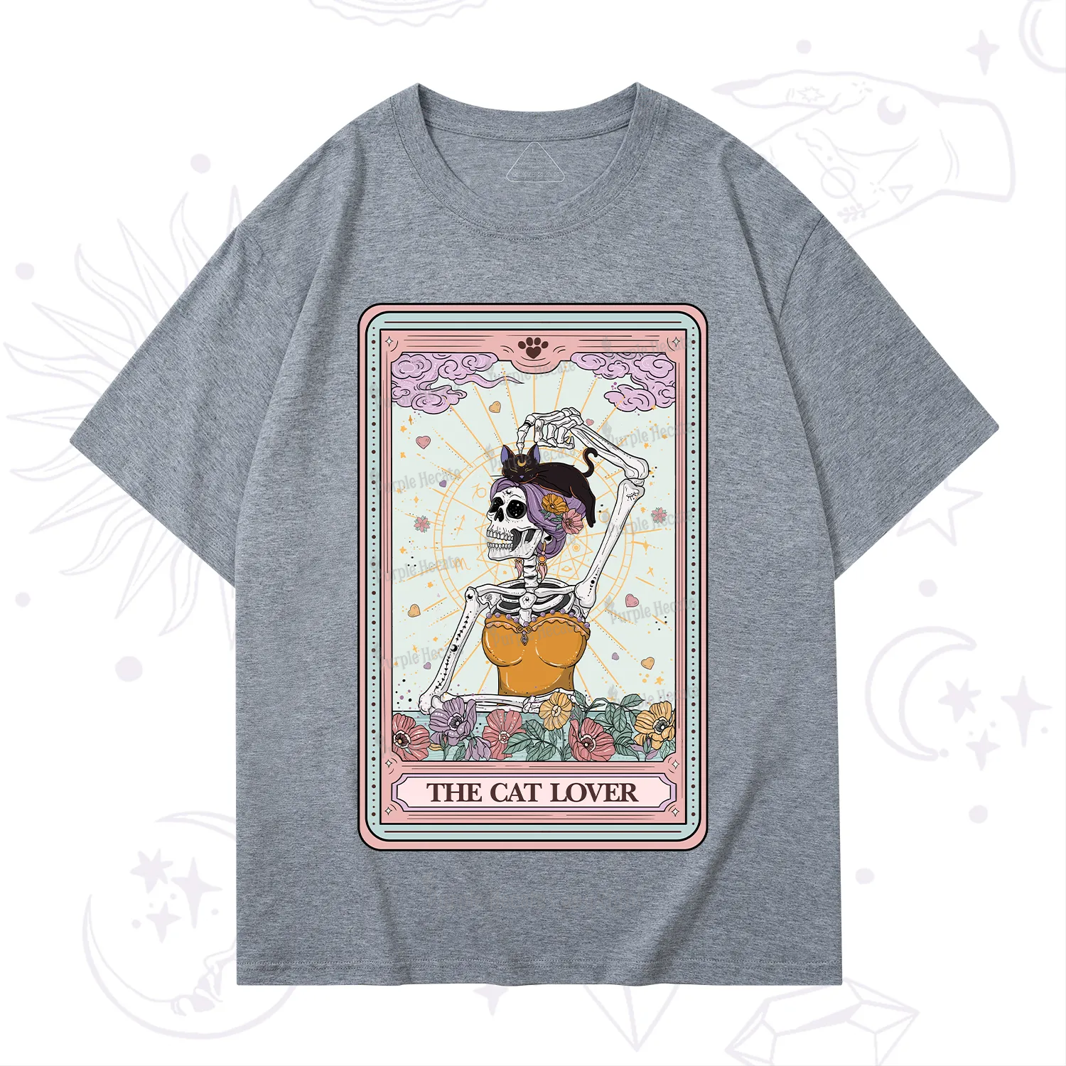 Purplehecate The Cat Lover Tarot T-Shirt